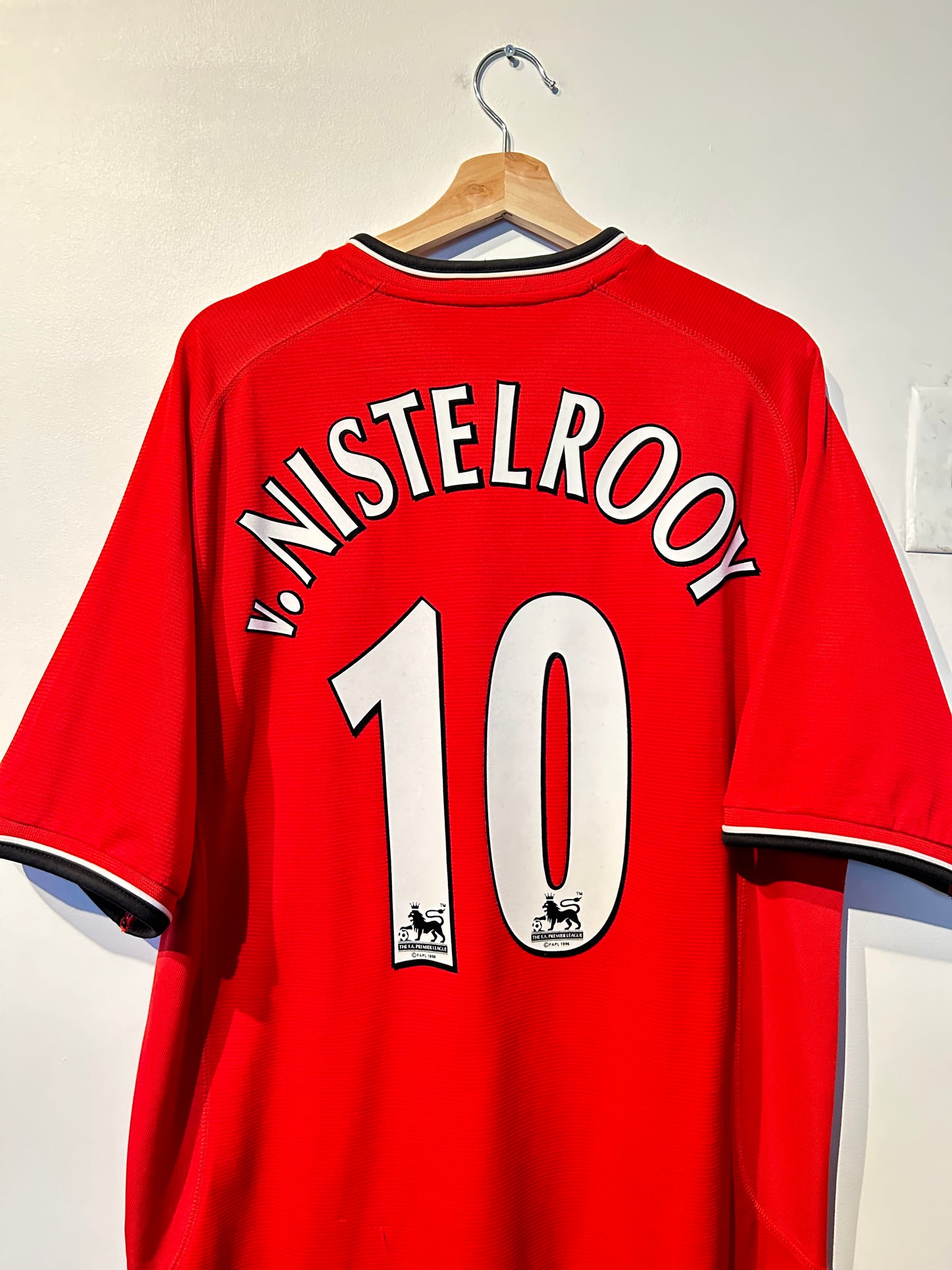 Manchester United 2000-02 Home Shirt - V. Nistelrooy #10 - XL