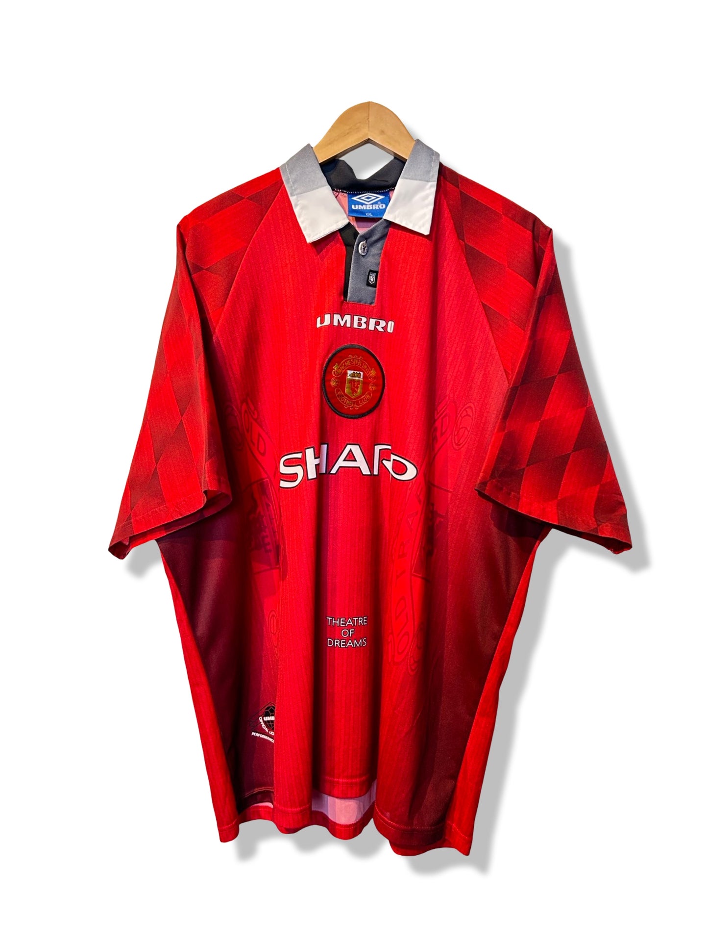 Manchester United 1996-98 Home Shirt - Beckham #10 - XXL