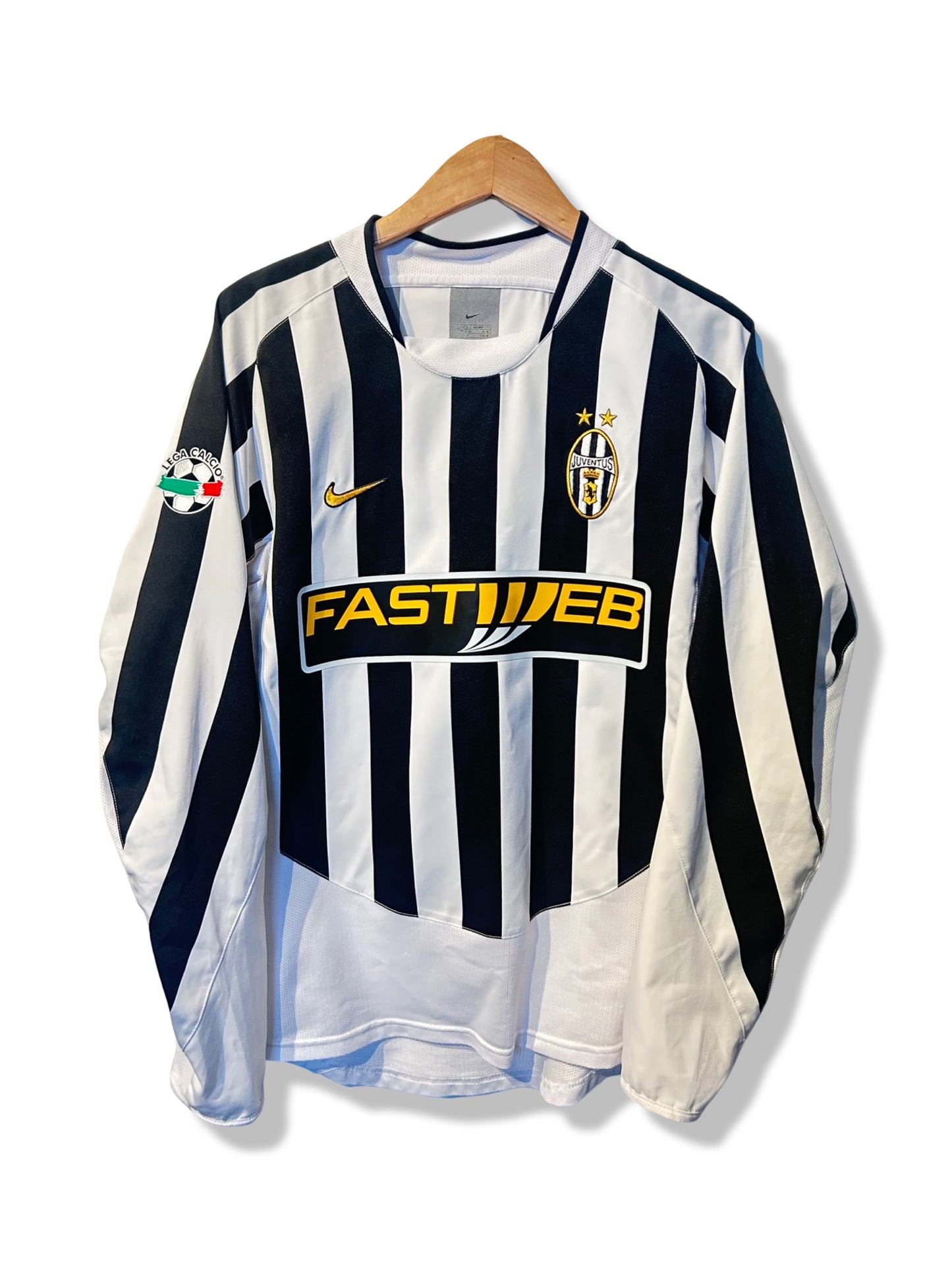 Juventus 2003-04 Home Shirt L/S - Nedved #11 - S