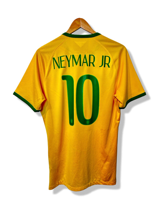 Brazil 2014-15 Home Shirt - Neymar JR. #10 - M