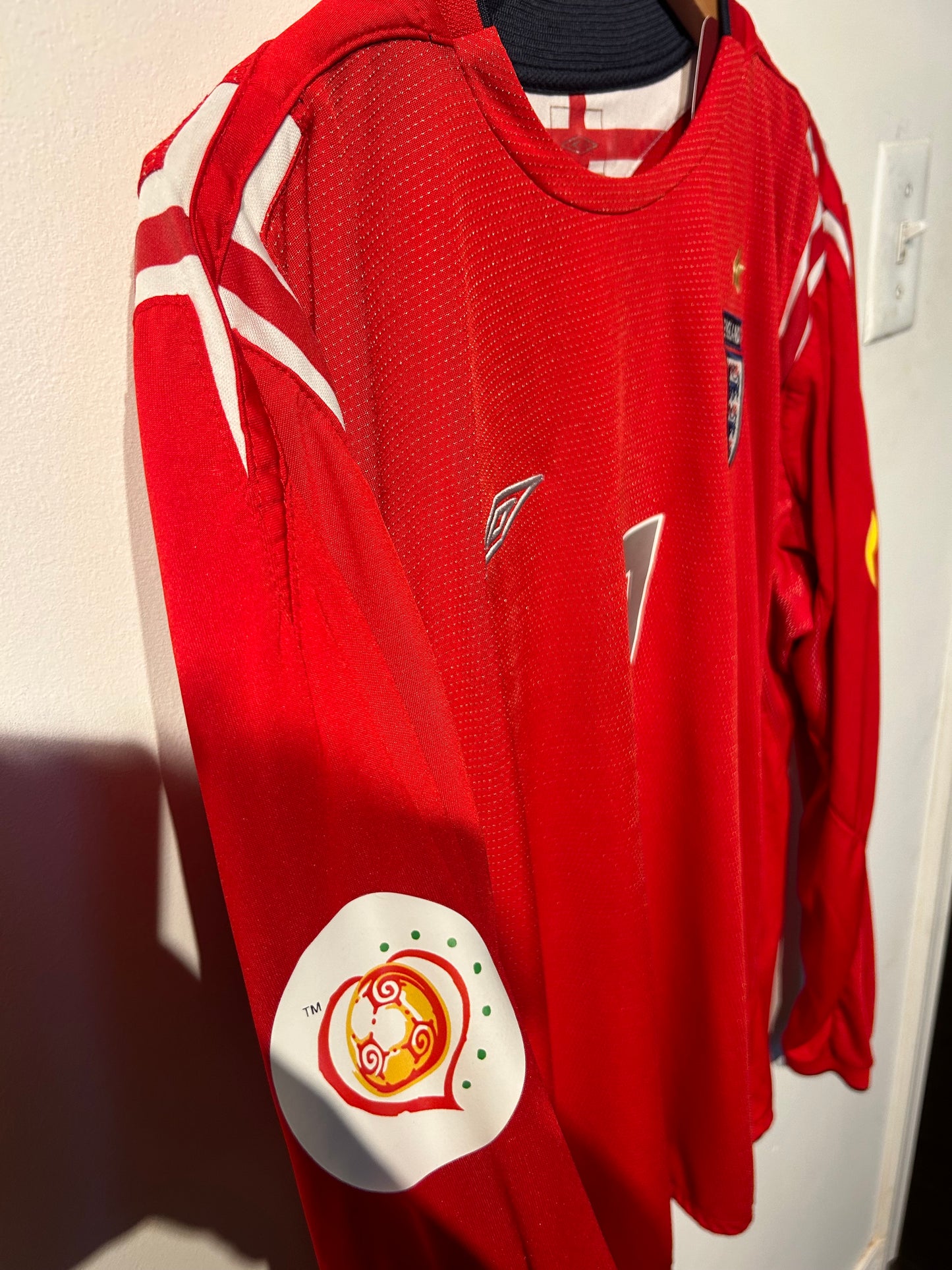 England 2004-06 Away Shirt L/S - Beckham #7 - L