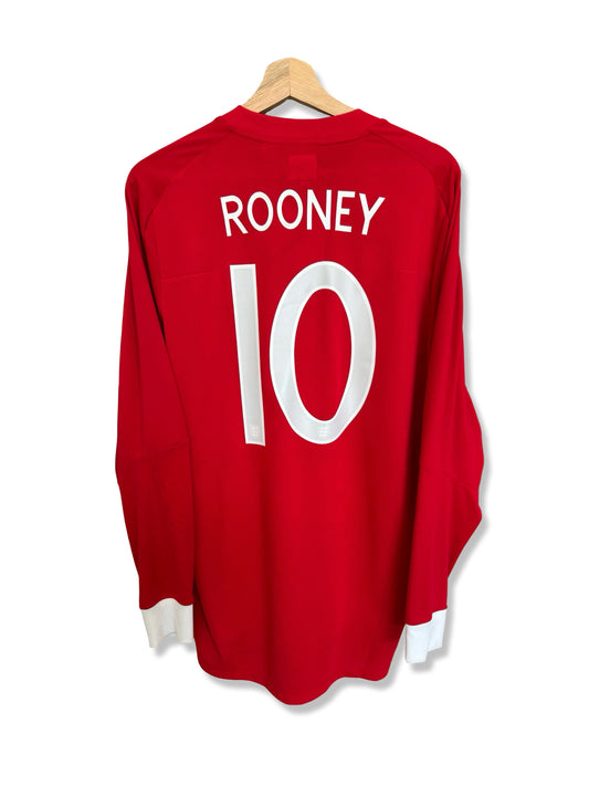 England 2010-11 Away Shirt L/S - Rooney #10 - L