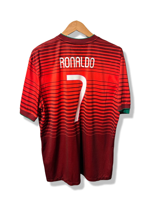 Portugal 2014-15 Home Shirt - Ronaldo #7 - XL