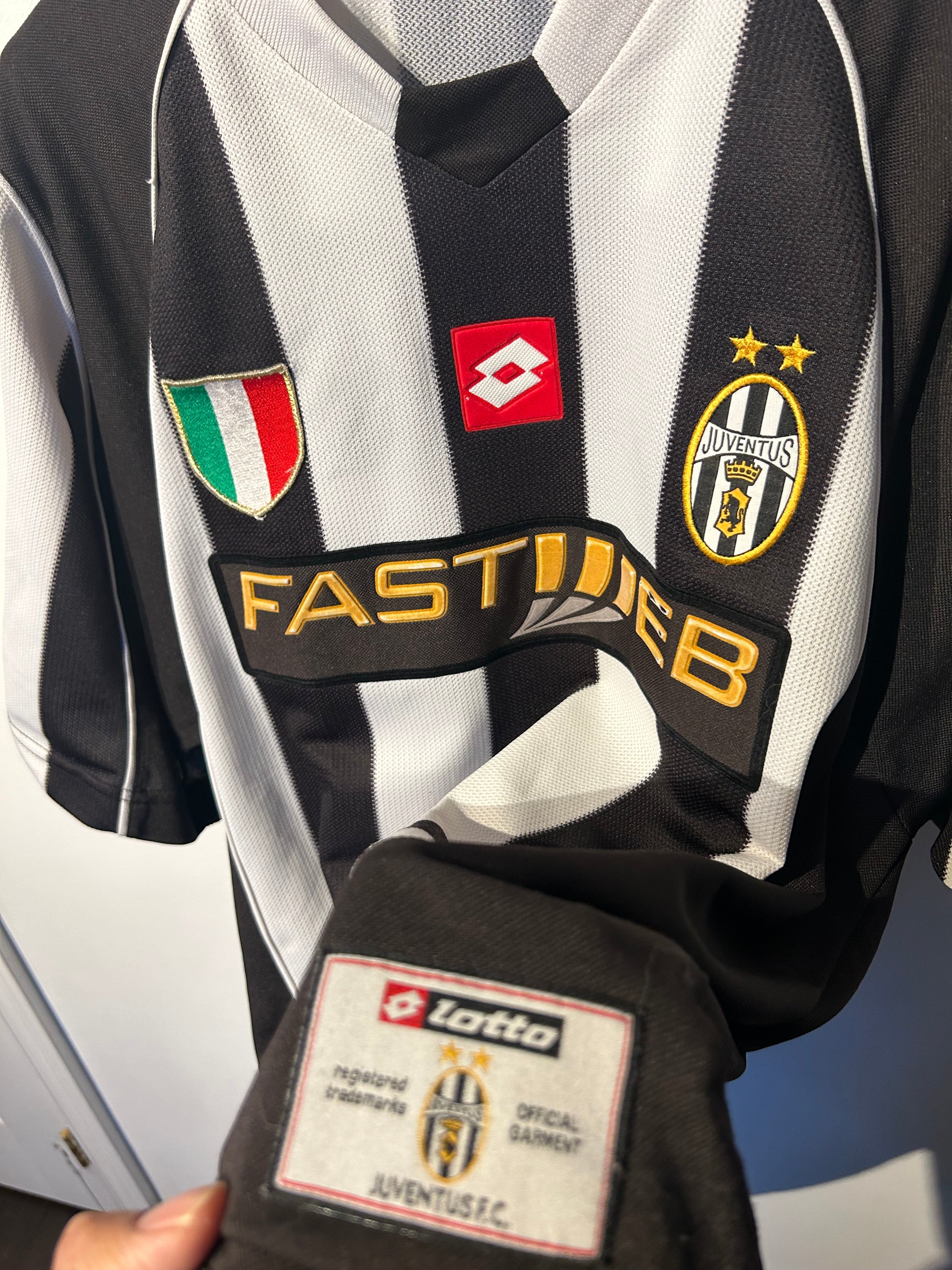 Juventus 2002-03 Home Shirt - Del Piero #10 - XL/ XXL – Football