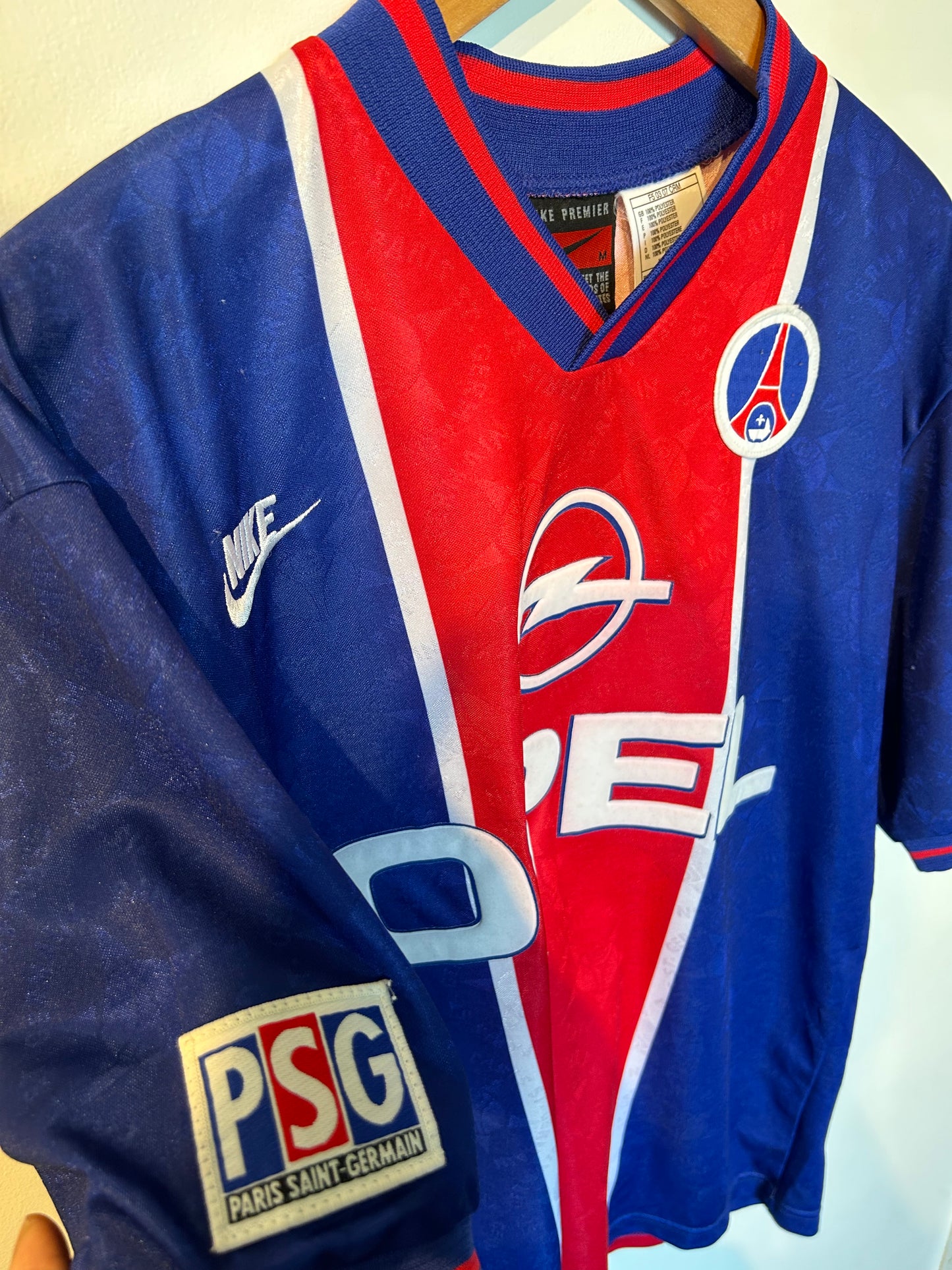 PSG 1995-96 Home Shirt - Rai #10 - M