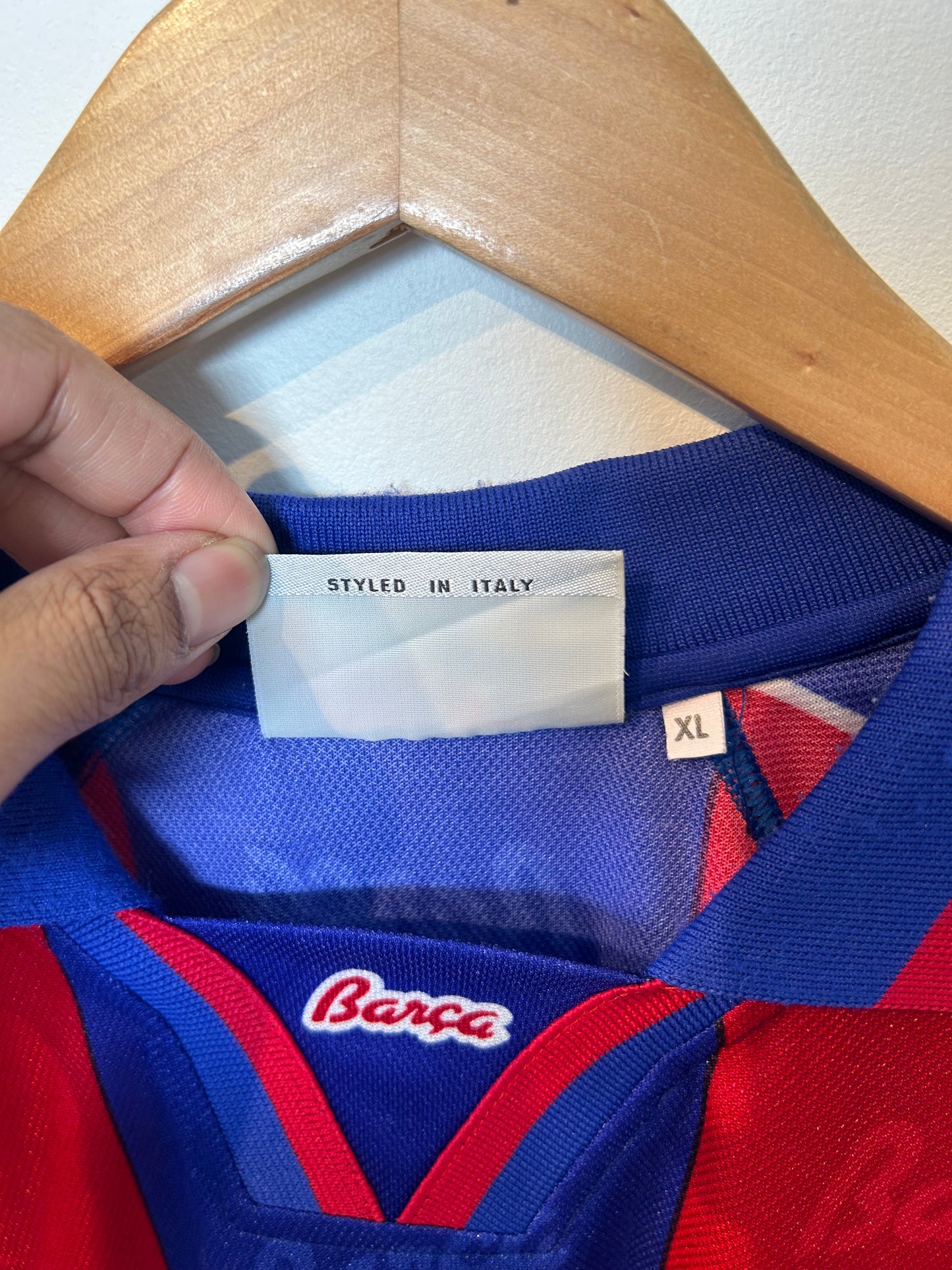 Barcelona 1995-97 Home Shirt - Blanc #15 - XL