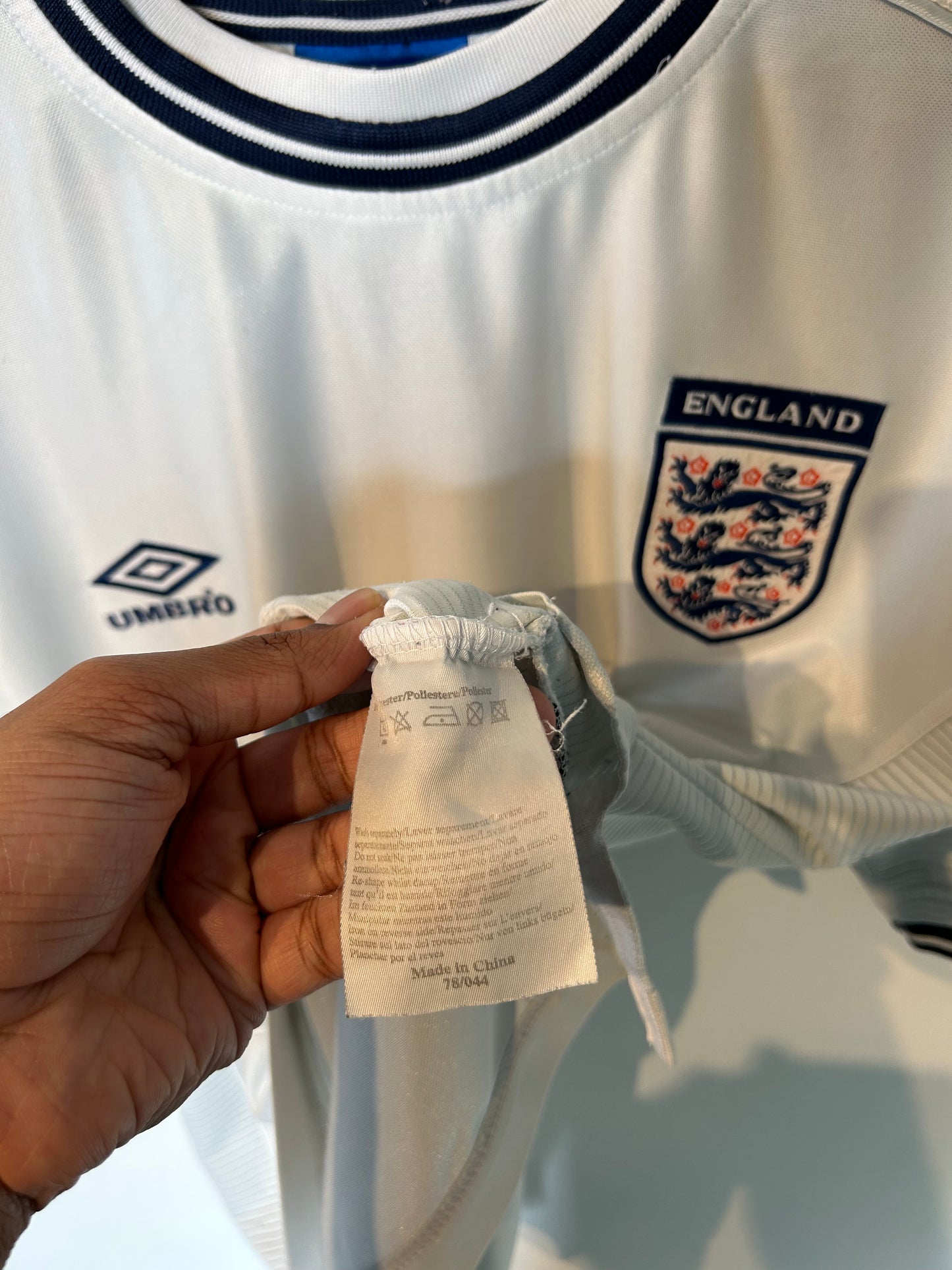 England 1999-01 Home Shirt - Beckham #7 - M