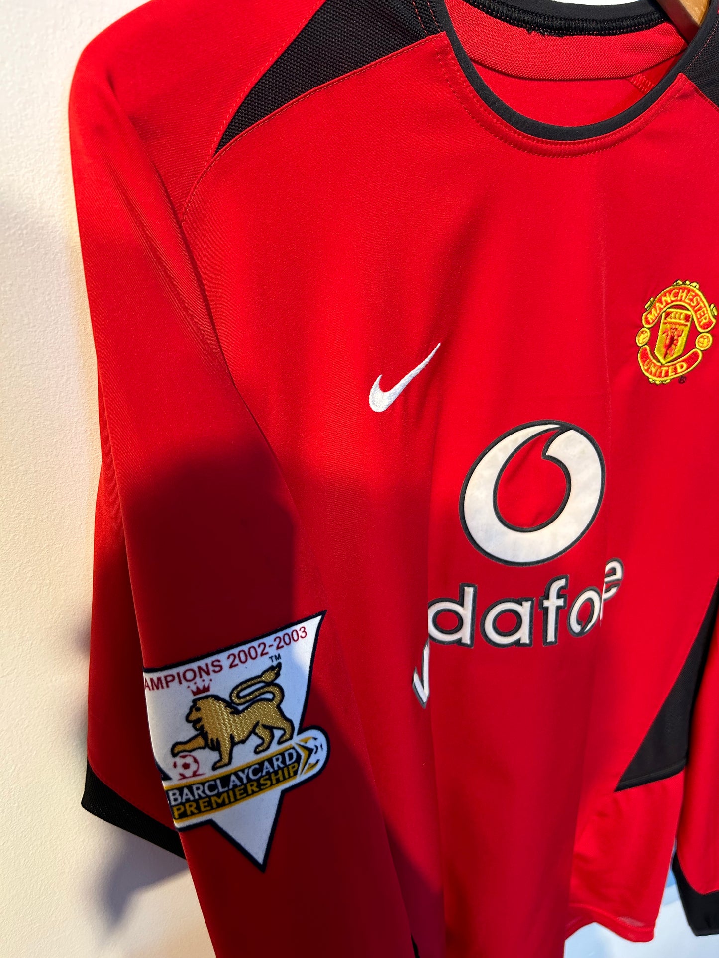 Manchester United 2002-04 Home Shirt L\S - Ronaldo #7 - S