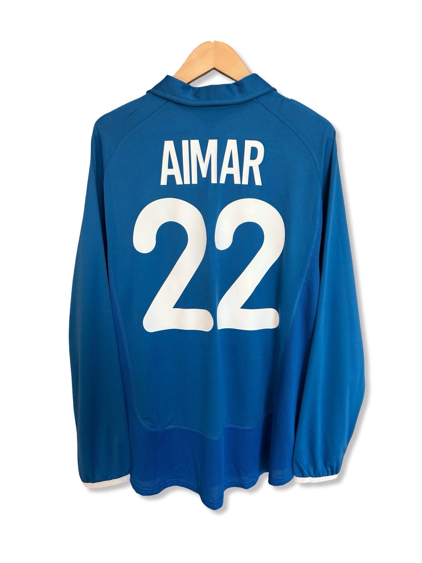 Valencia 2000-01 Third Shirt L/S - Aimar #22 - L