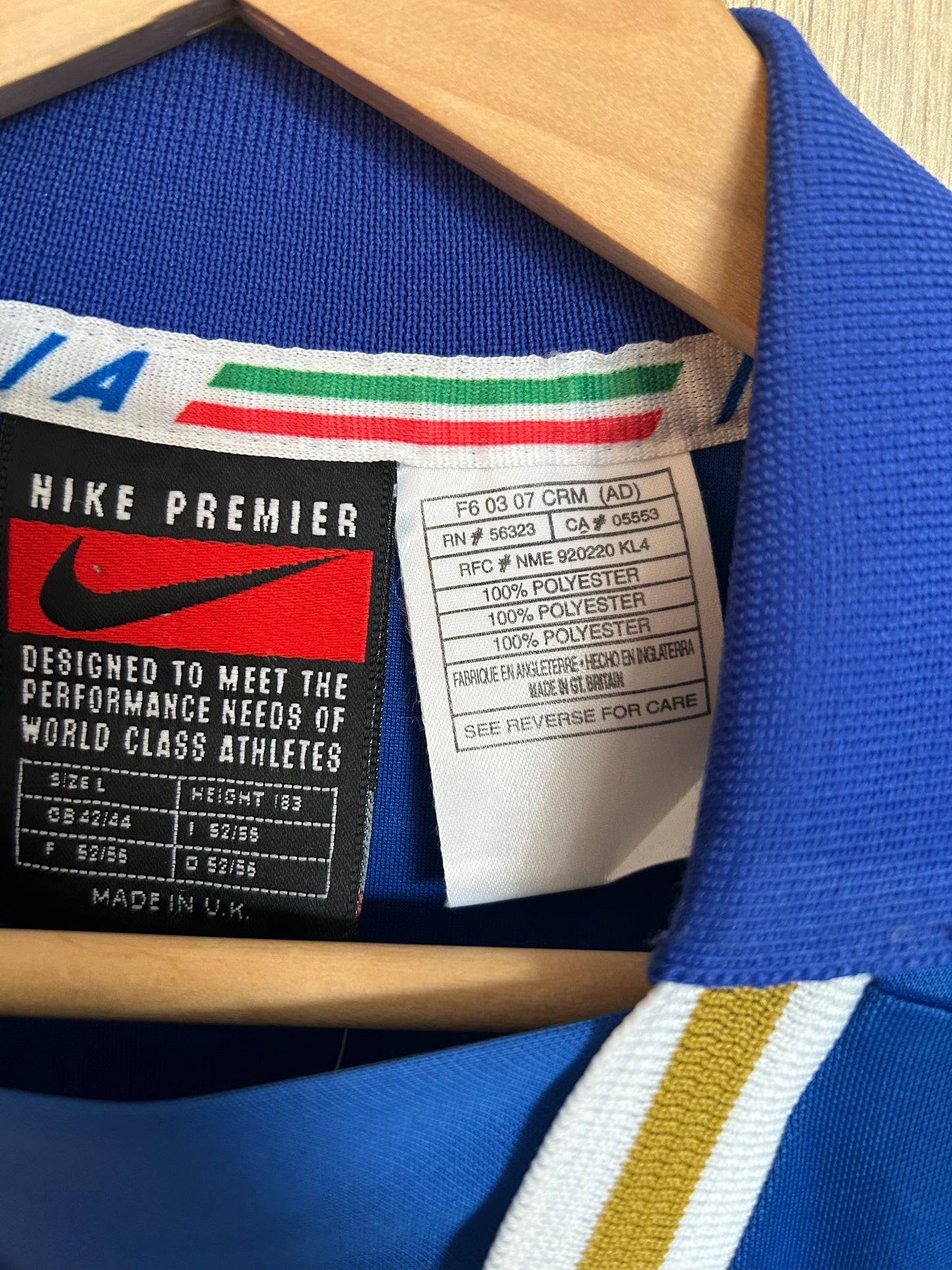 Italy 1996-97 Home Shirt - Zola #21 - L