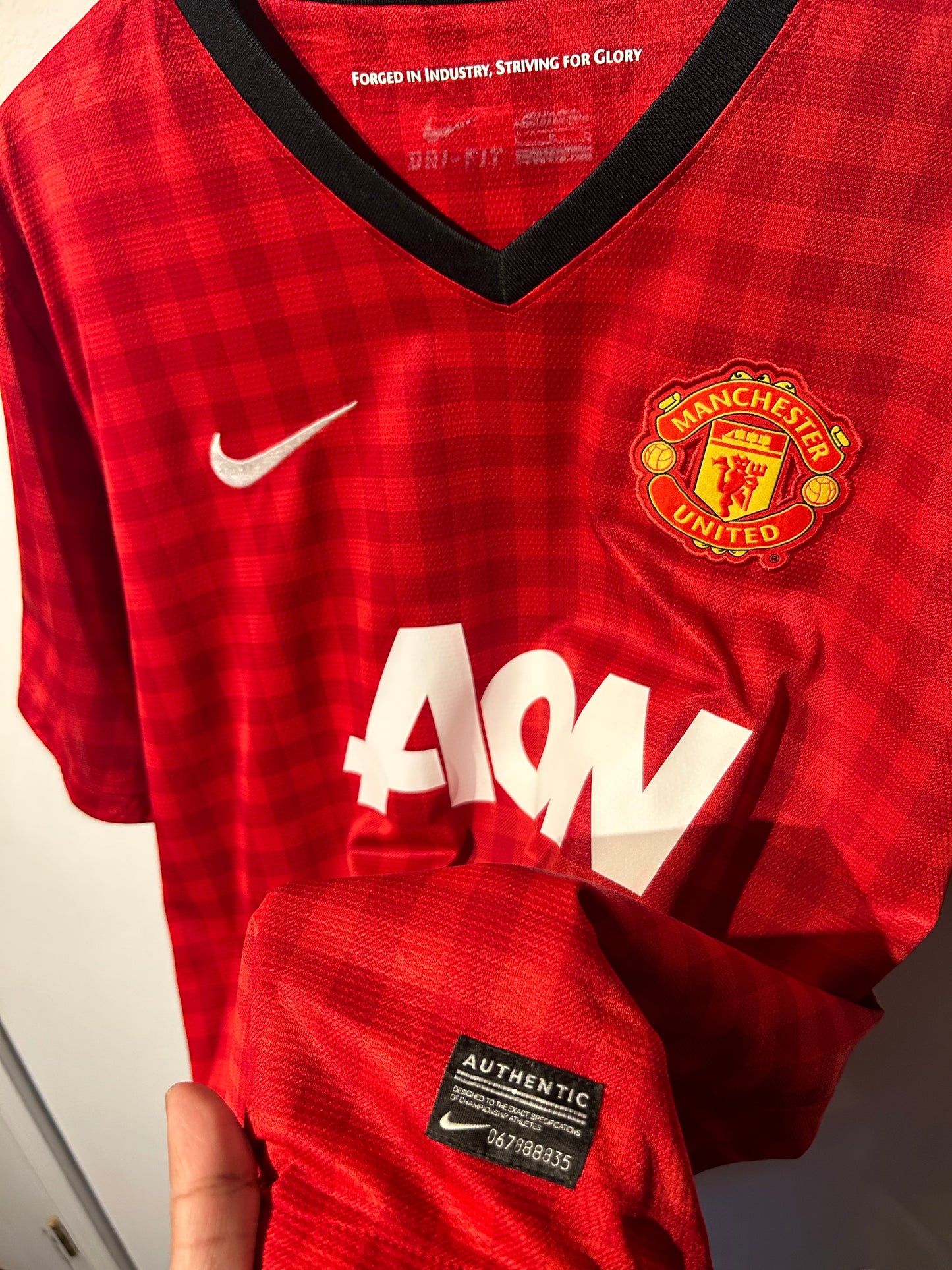 Manchester United 2012-13 Home Shirt - V. Persie #20 - L
