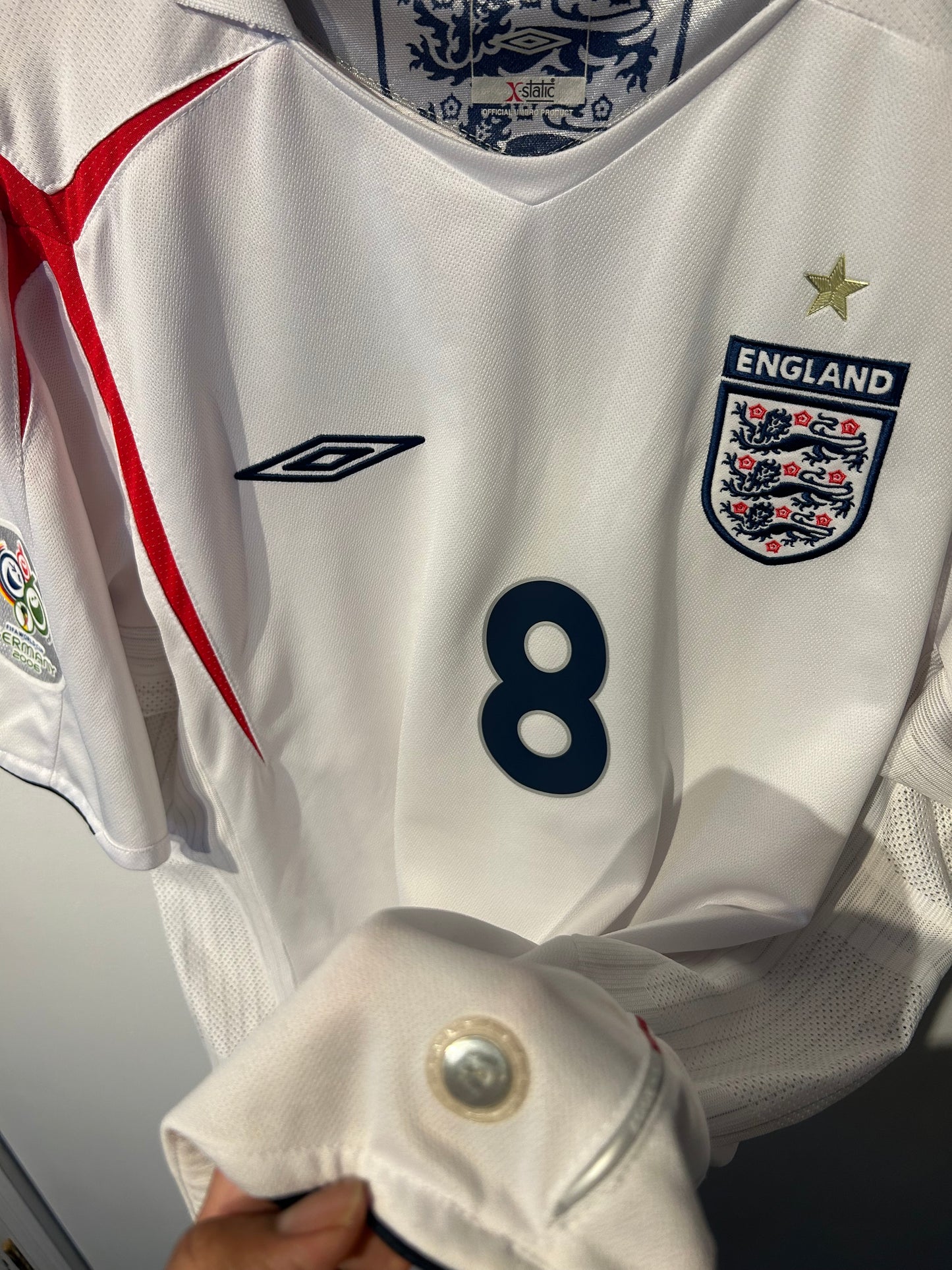 England 2005-07 Home Shirt - Lampard #8 - L