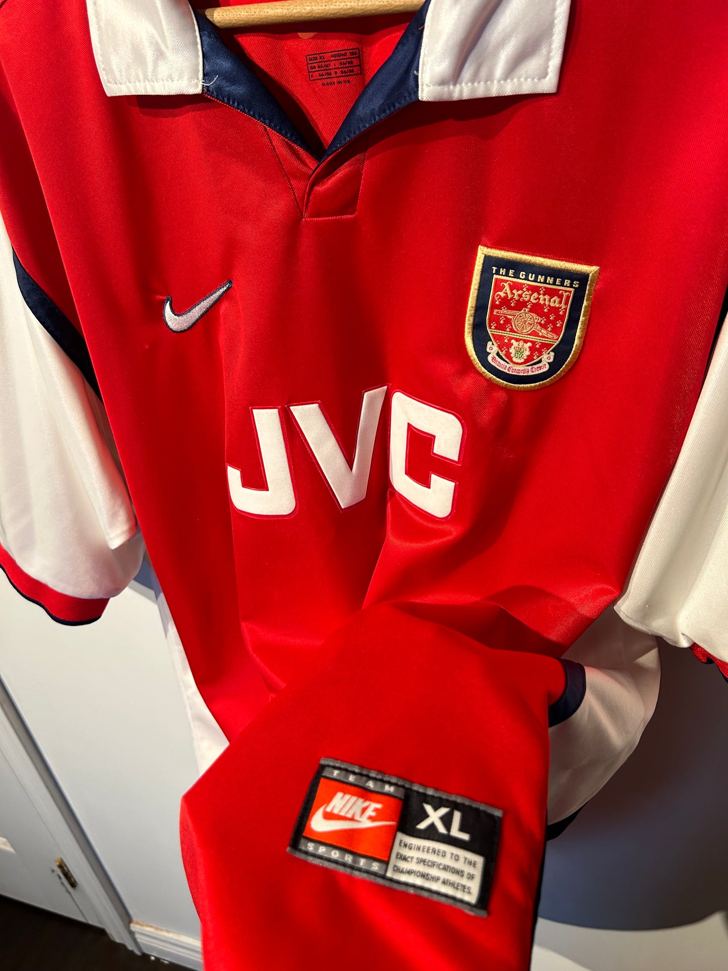 Arsenal 1998-99 Home Shirt - Bergkamp #10 - XL
