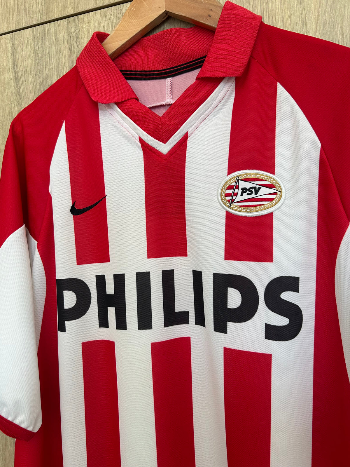 PSV Eindhoven 2000-02 Home Shirt - V. Nistelrooy #8 - L