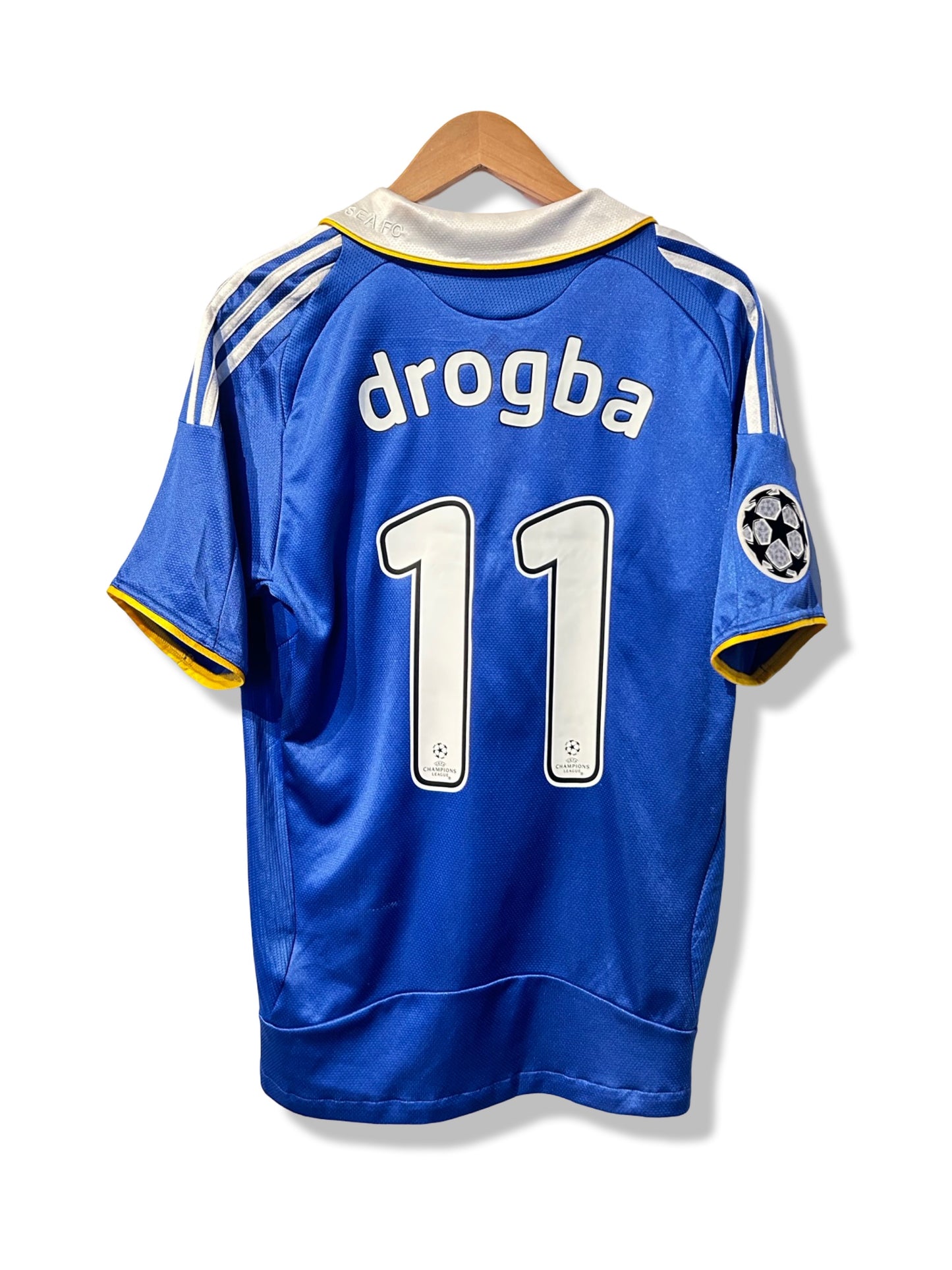 Chelsea 2008-09 Home Shirt - Drogba #11 - M