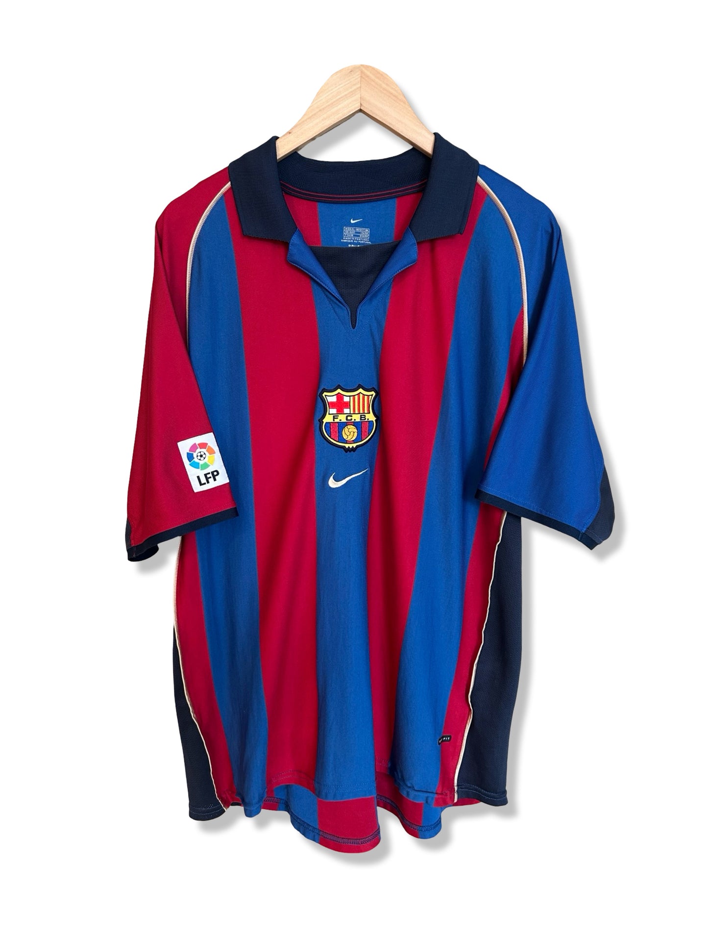 Barcelona 2001-02 Home Shirt - Luis Enrique #21 - XL