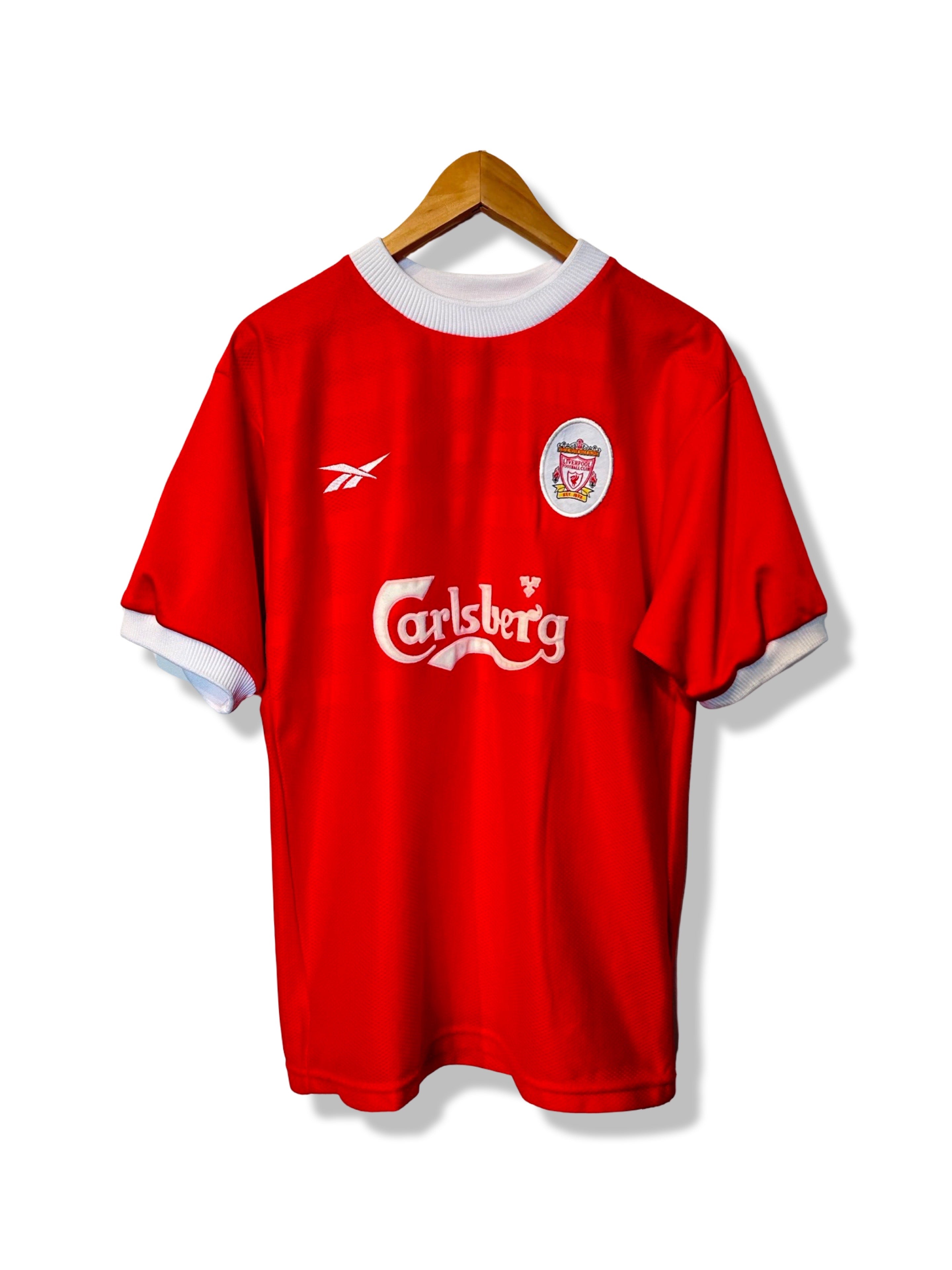Liverpool 1998-00 Home Shirt - Gerrard #28 - M – Football Heaven