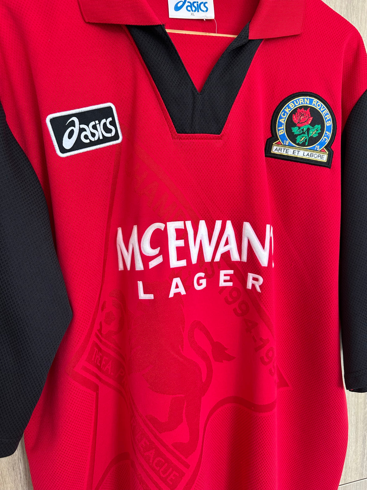 Blackburn Rovers 1995-96 Away Shirt - Shearer #9 - XL