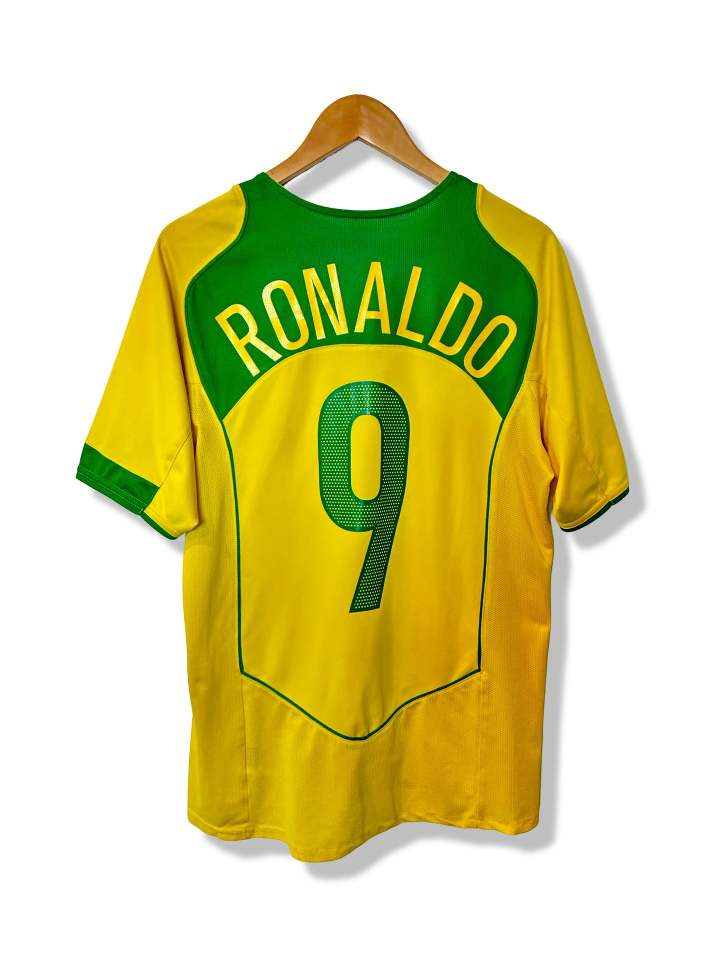 Brazil 2004-06 Home Shirt - Ronaldo #9 - S/M