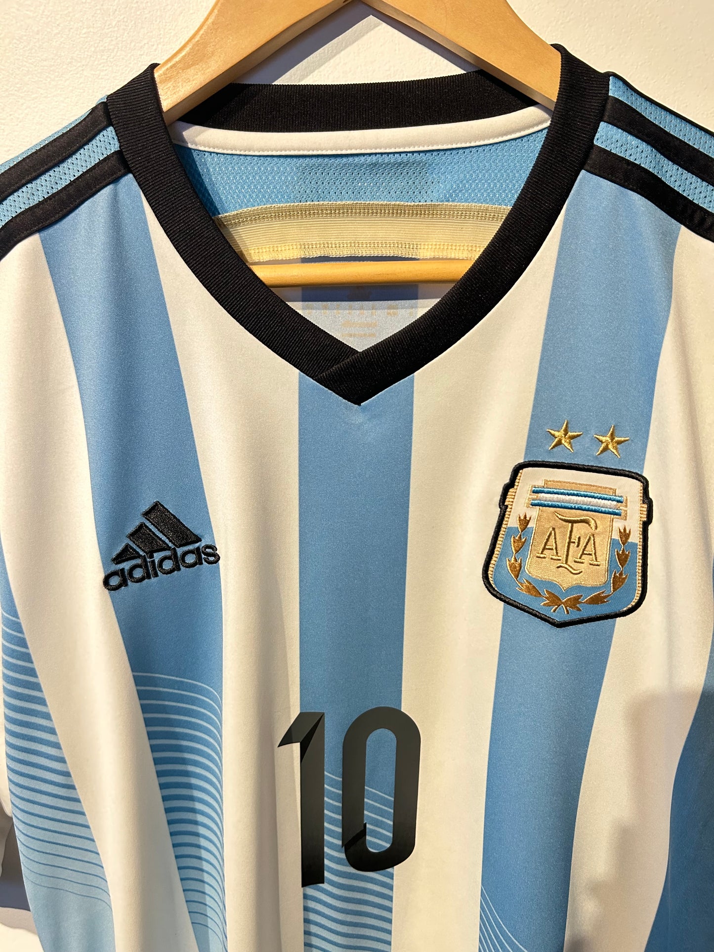 Argentina 2013-15 Home Shirt - Messi #10 - M