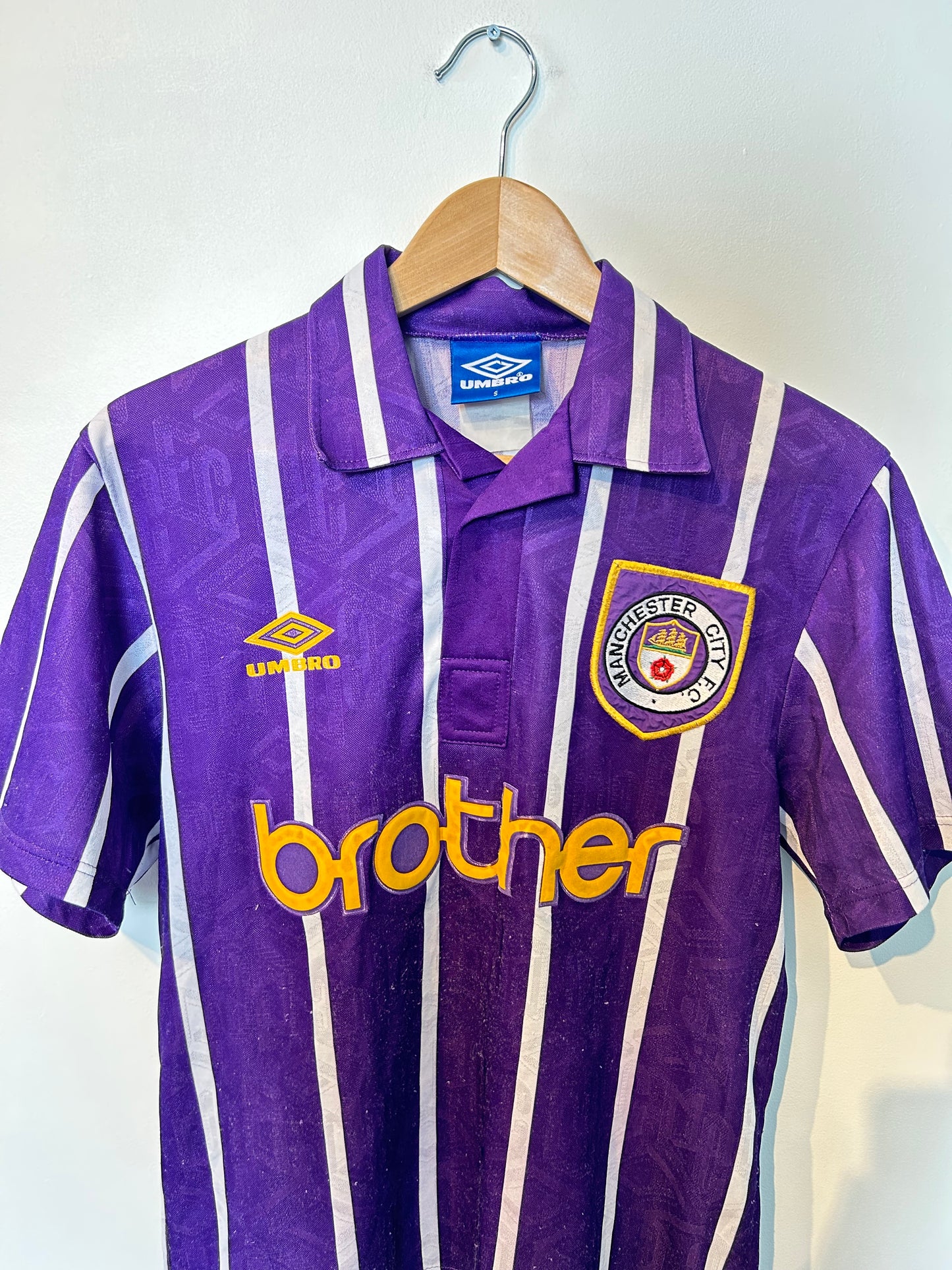Manchester City 1993-94 Away Shirt - S