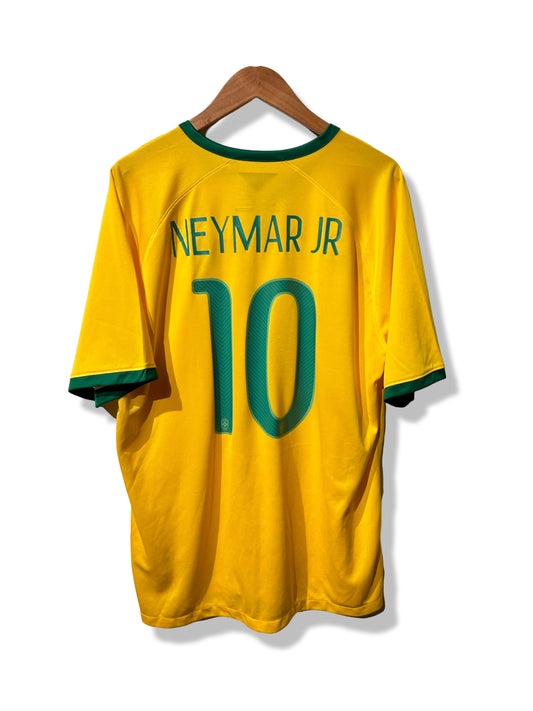 Brazil 2014-15 Home Shirt - Neymar Jr. #10 - XL