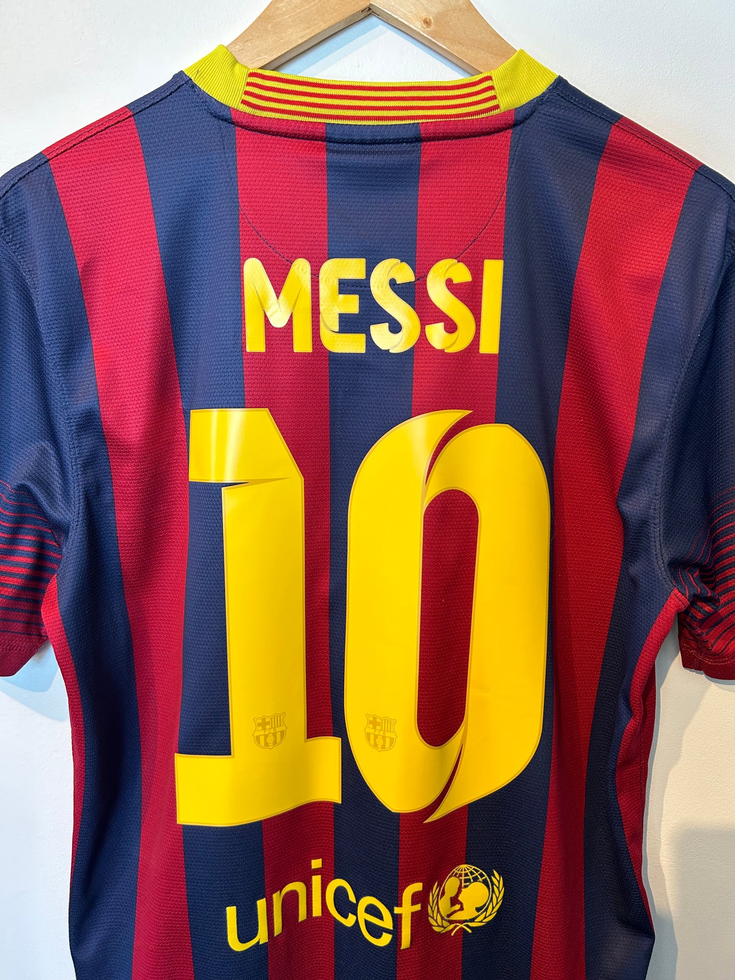 Barcelona 2013-14 Home Shirt - Messi #10 - S