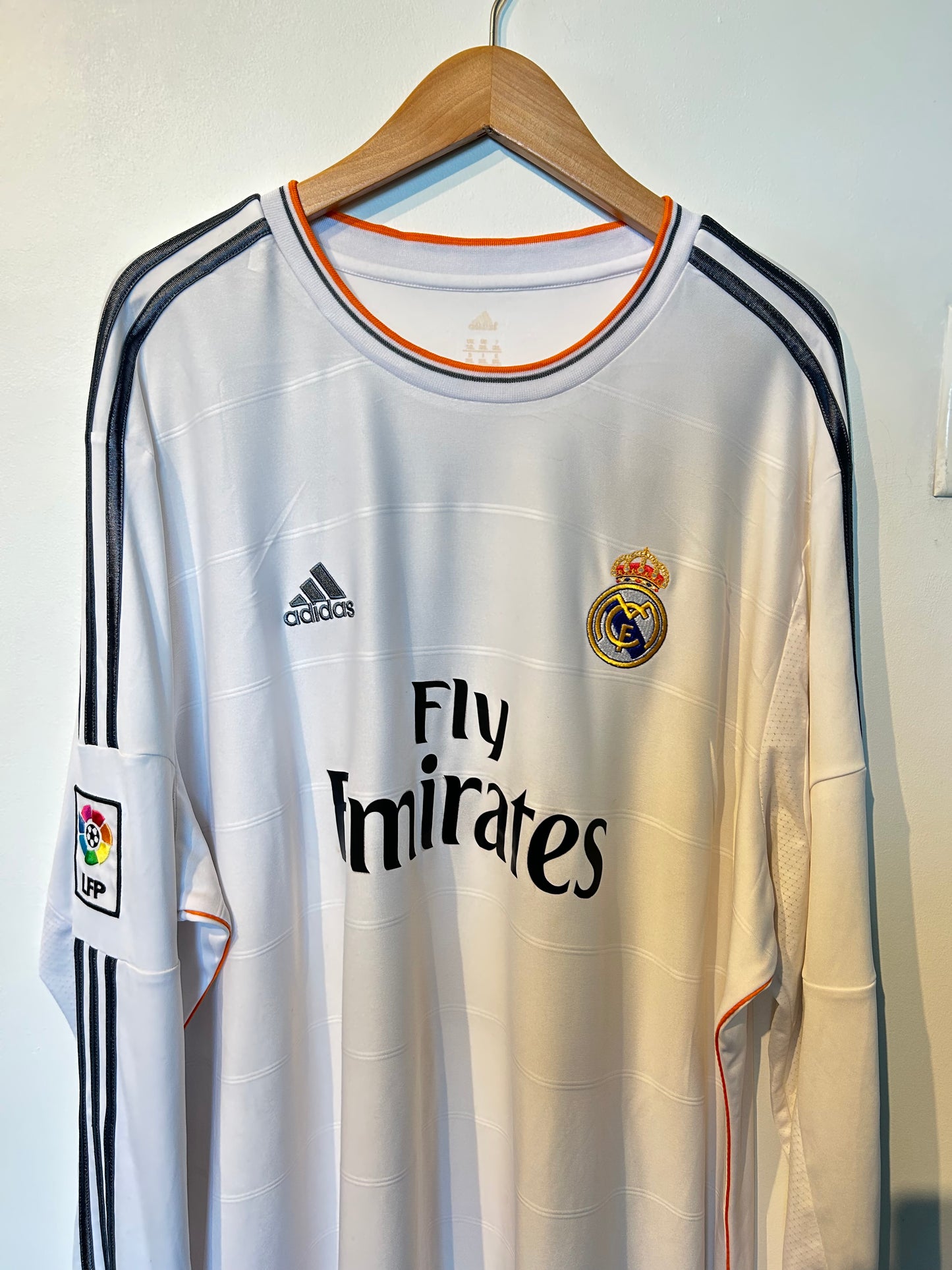 Real Madrid 2013-14 Home Shirt L/S - Ronaldo #7 - 3XL