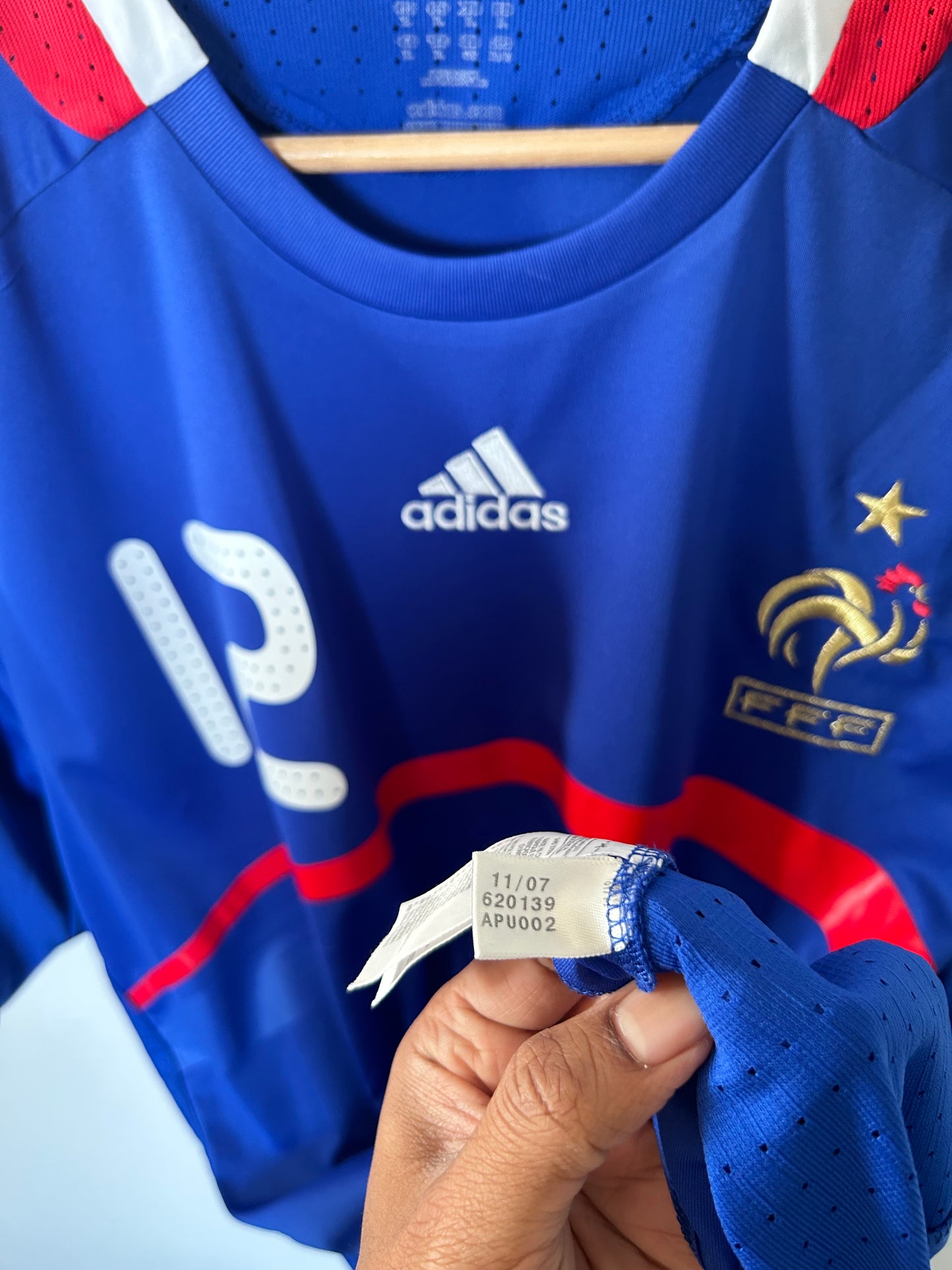 France 2007-08 Home Shirt - Henry #12 - XL