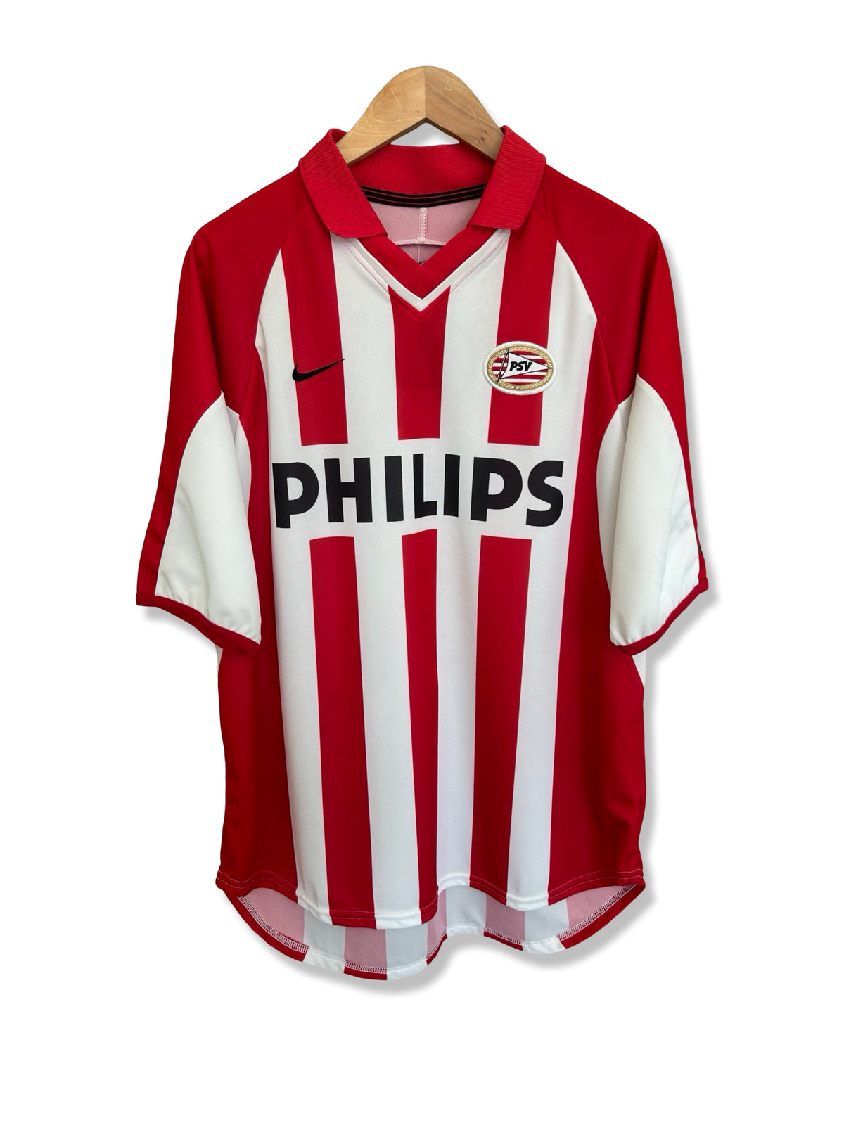 PSV Eindhoven 2000-02 Home Shirt - V. Nistelrooy #8 - L