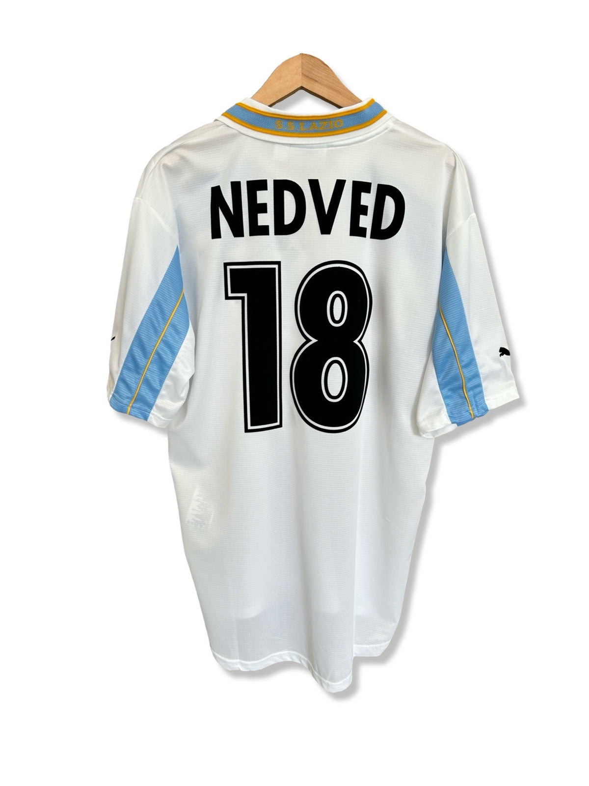 Lazio 1999-00 Centenary Home Shirt - Nedved #18 - L