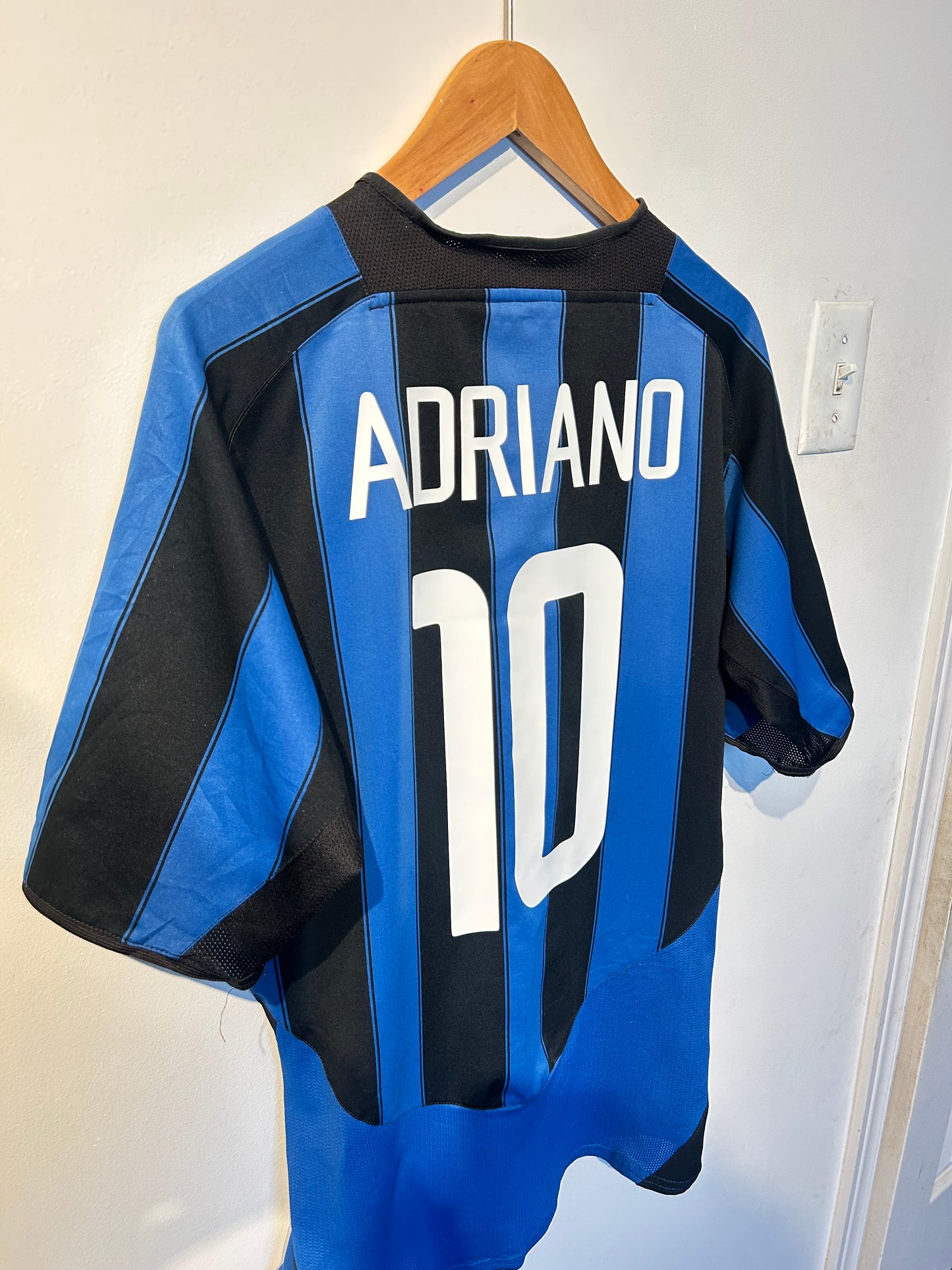 Inter Milan 2003-04 Home Shirt - Adriano #10 - M