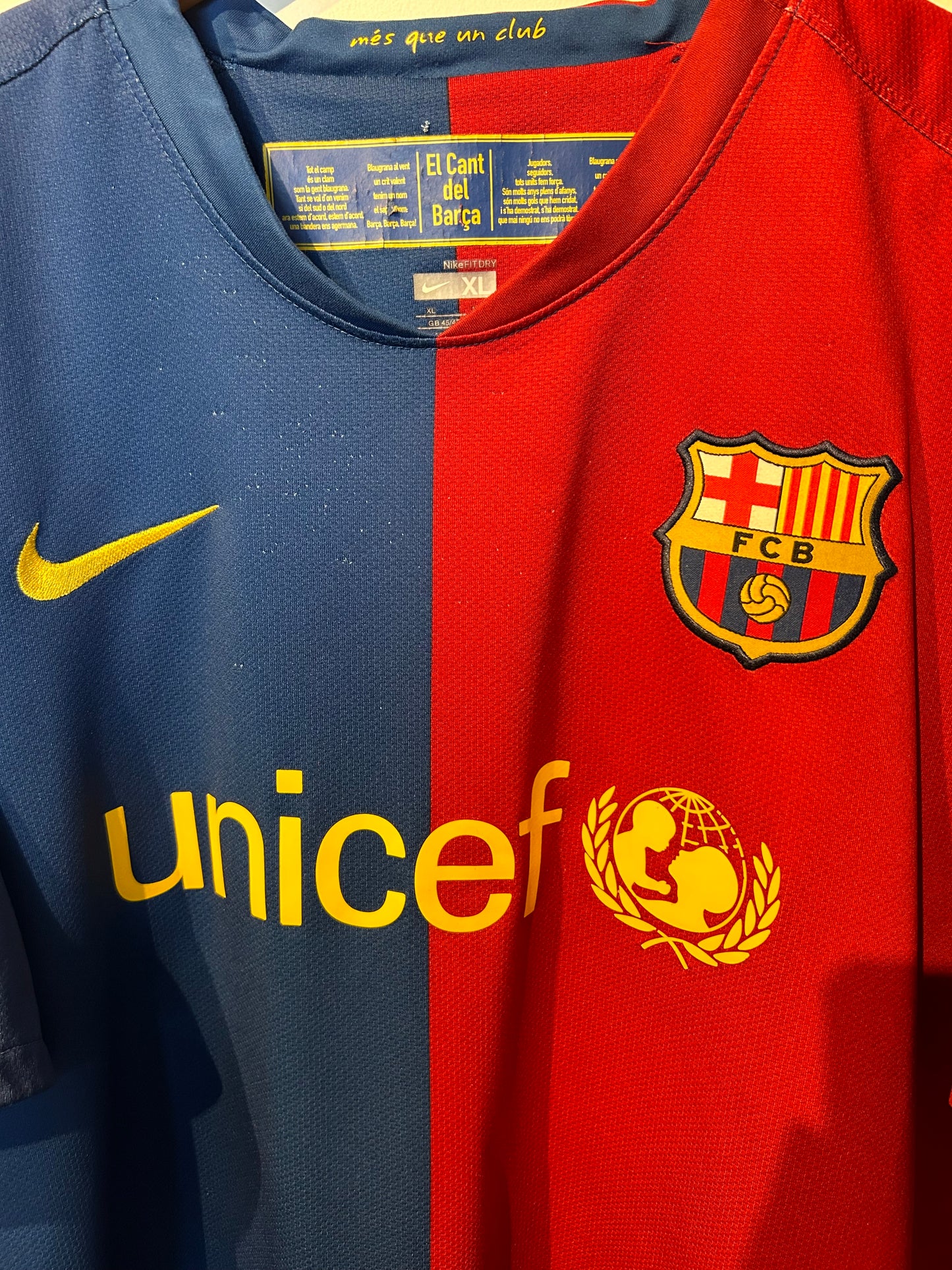 Barcelona 2008-09 Home Shirt - Henry #14 - XL