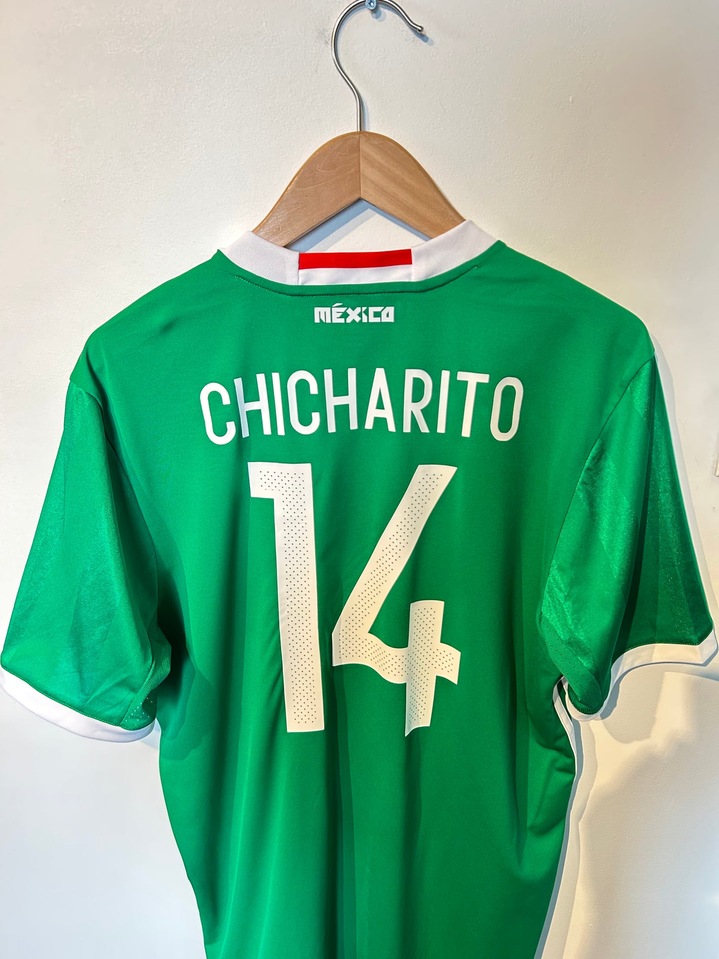 Mexico 2016-17 Home Shirt - Chicharito #14 - L
