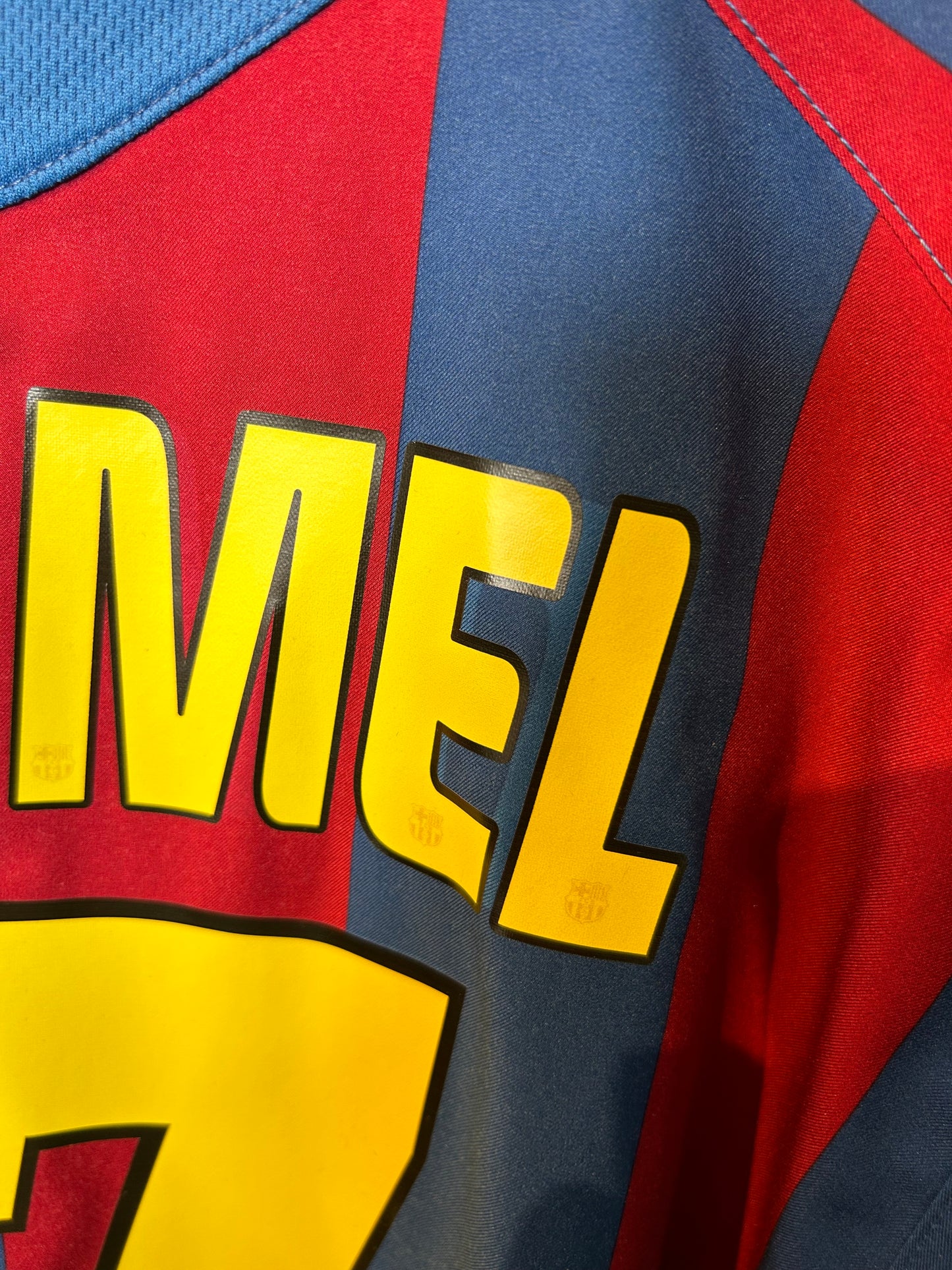 FC Barcelona 2005-06 Home Shirt L/S - V. Bommel #17 - L