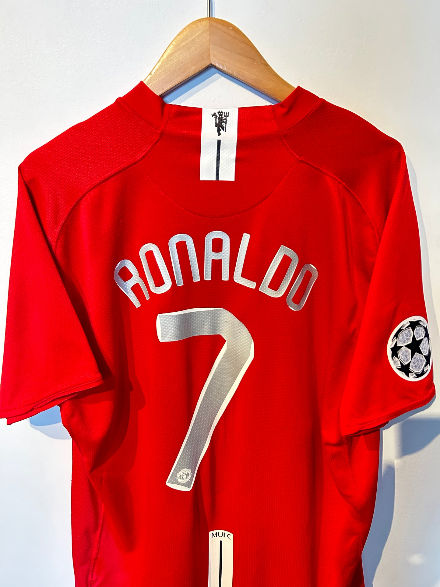 Manchester United 2007-09 Home Shirt - Ronaldo #7 - XL