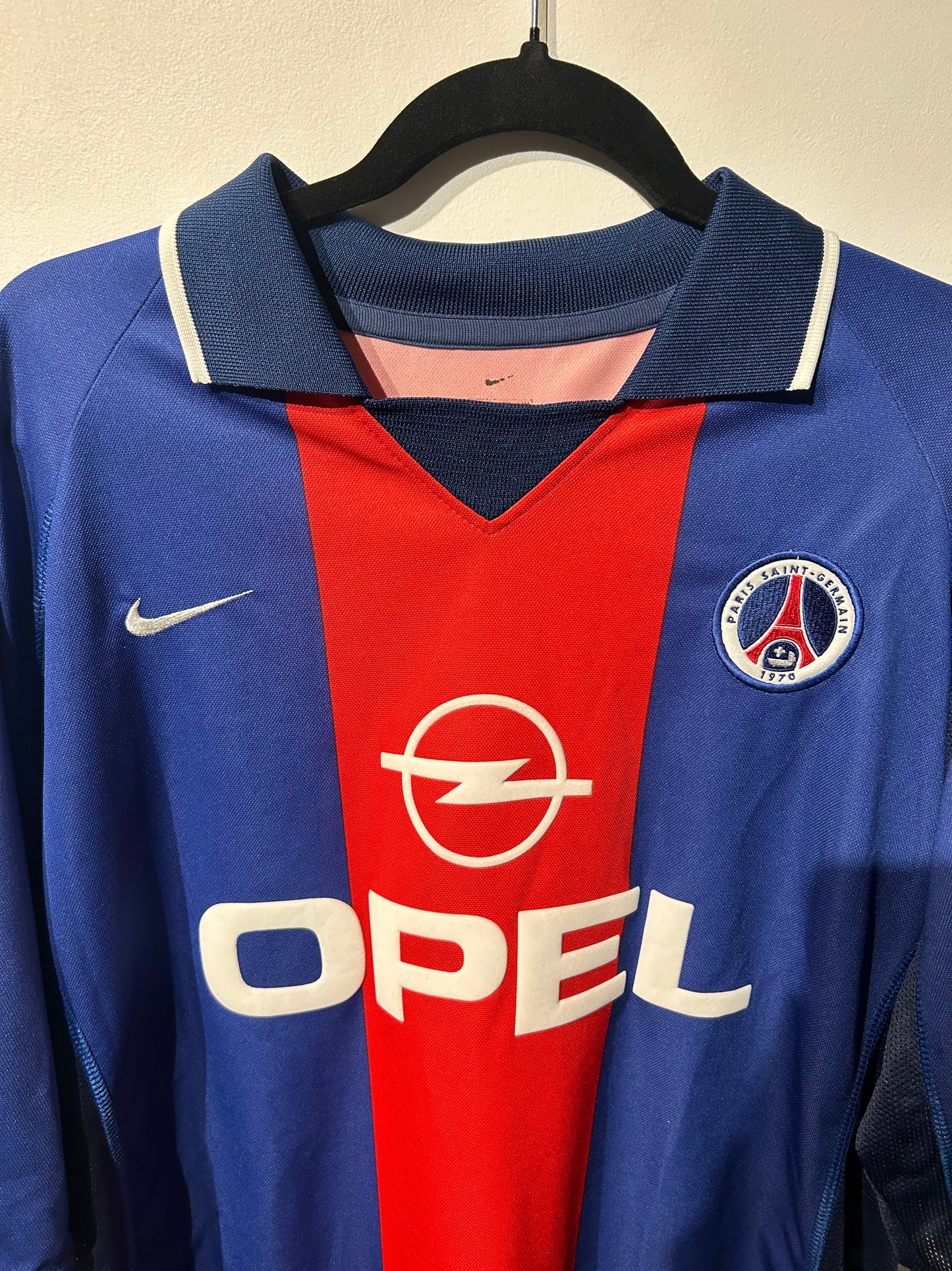 PSG 2000-01 Home Shirt - Jay-Jay Okocha #10 - XL