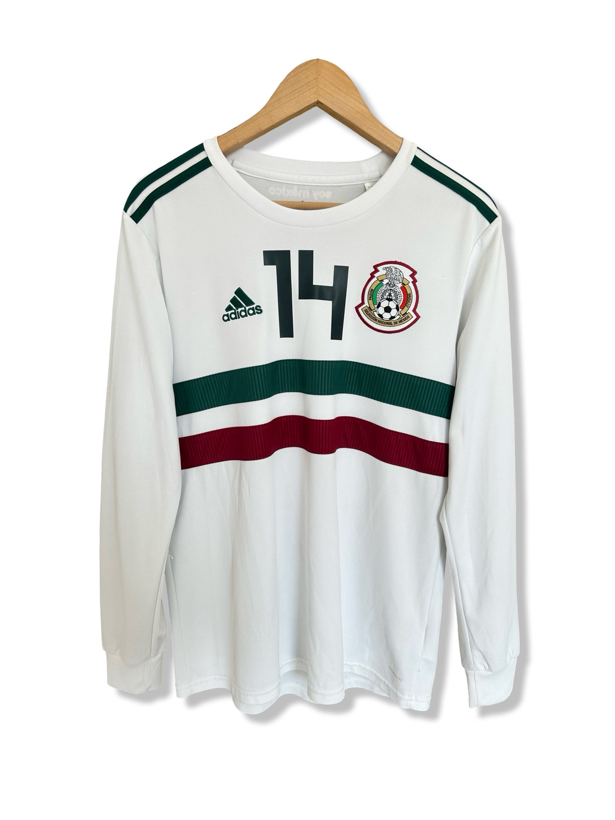 Mexico 2018-19 Away Shirt L/S - J. Hernandez #14 - M