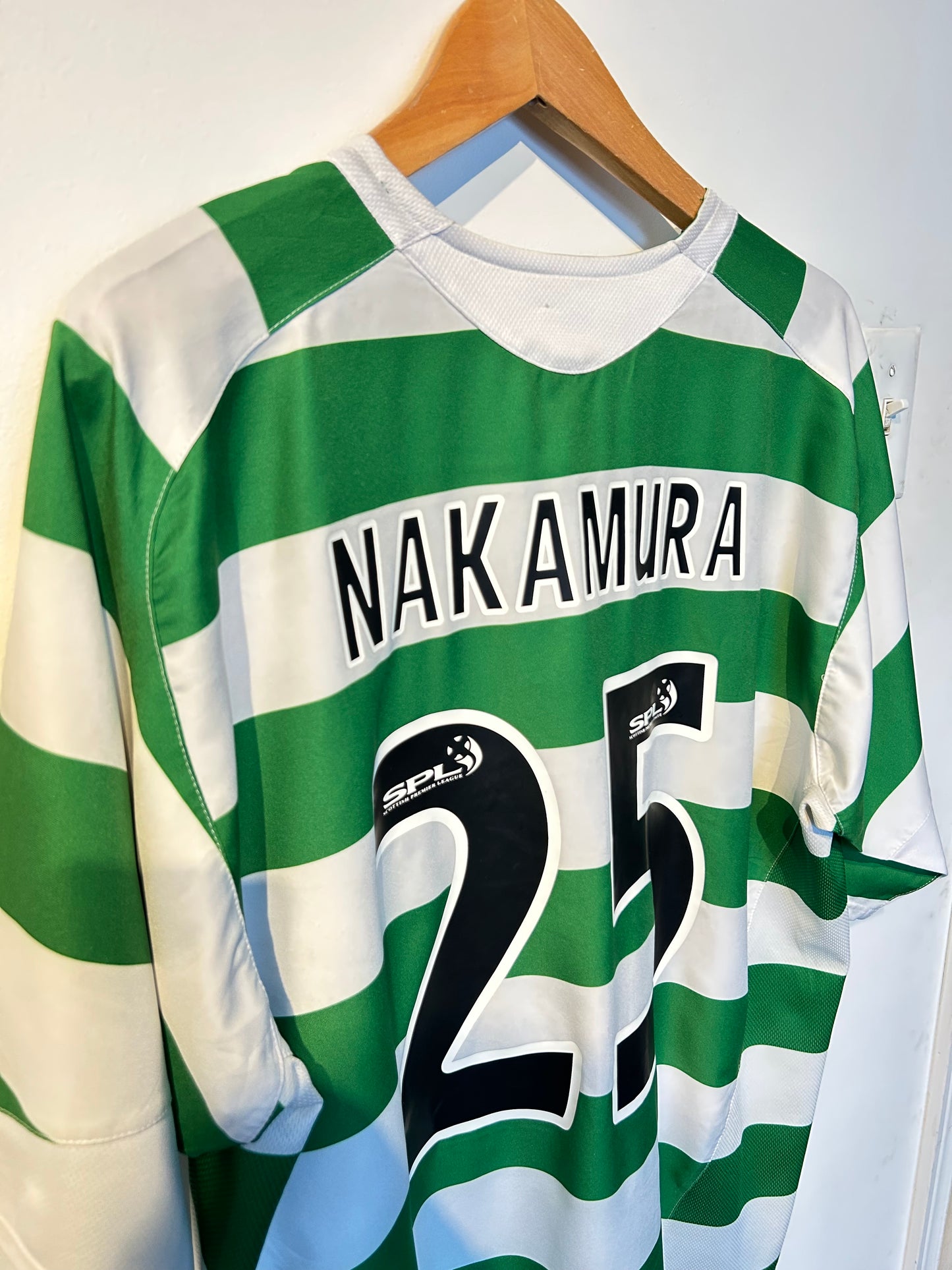 Celtic 2005-07 Home Shirt - Nakamura #25 - XL