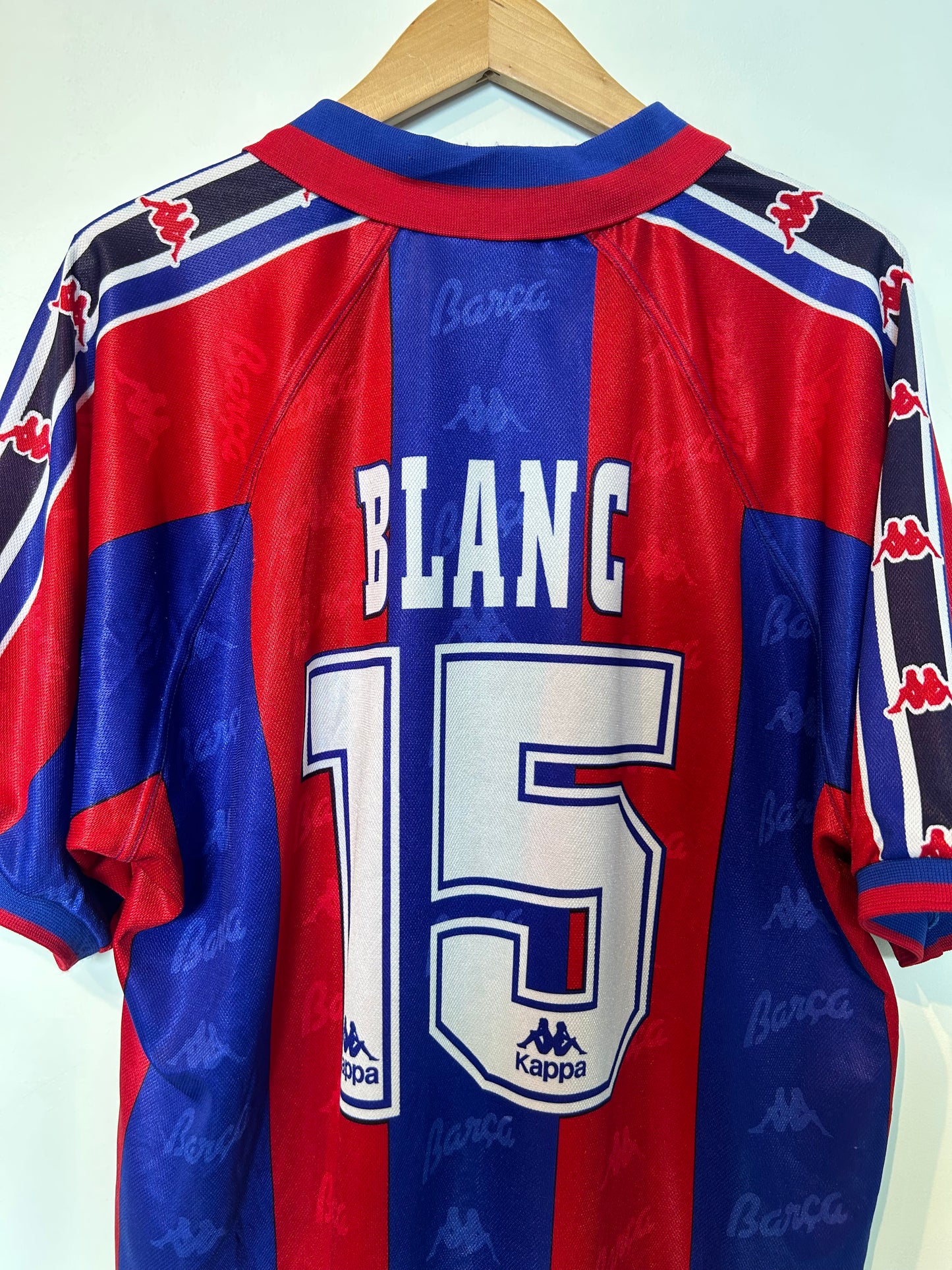 Barcelona 1995-97 Home Shirt - Blanc #15 - XL