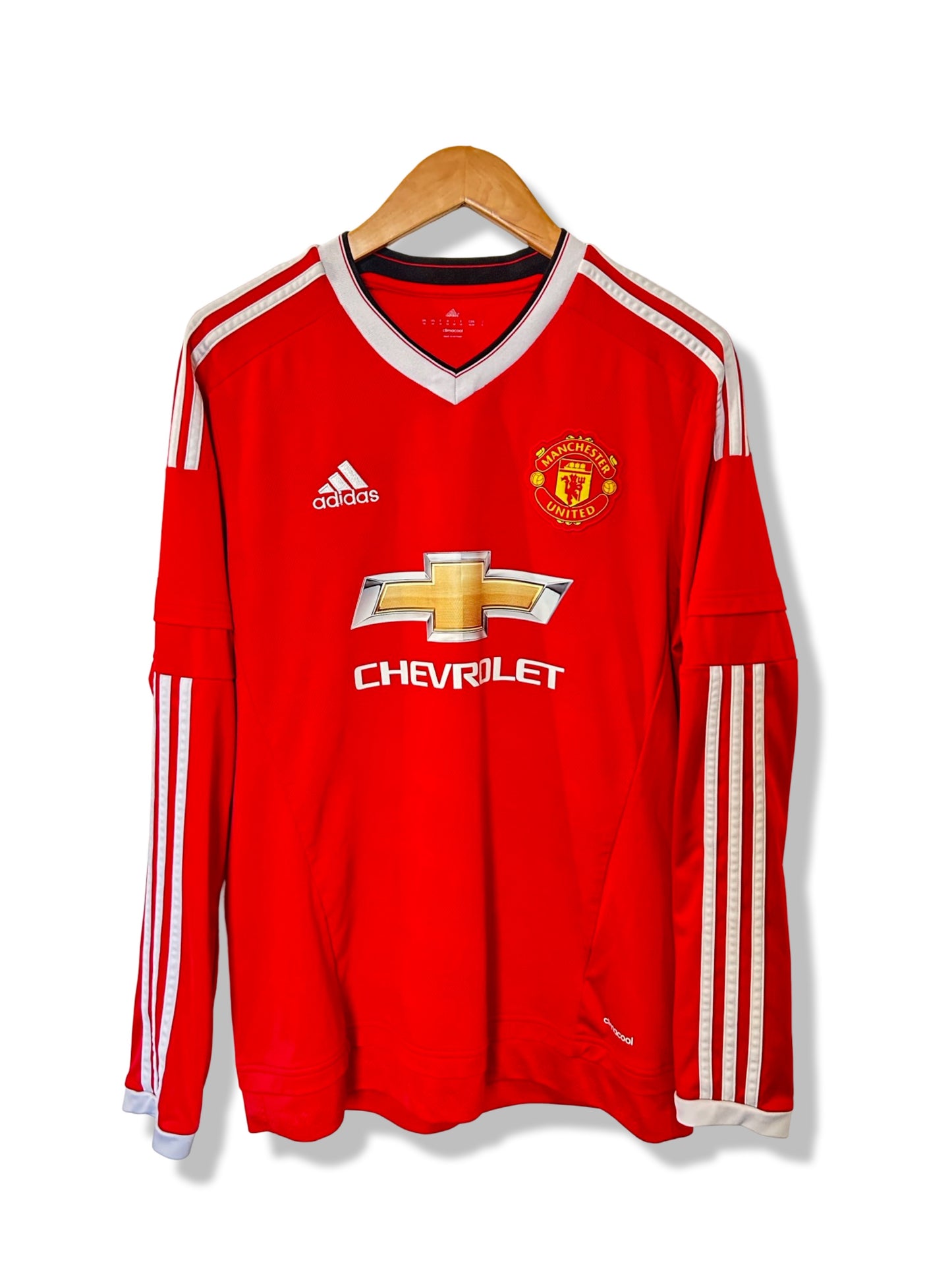Manchester United 2015-16 Home Shirt L/S - Rooney #10 - M