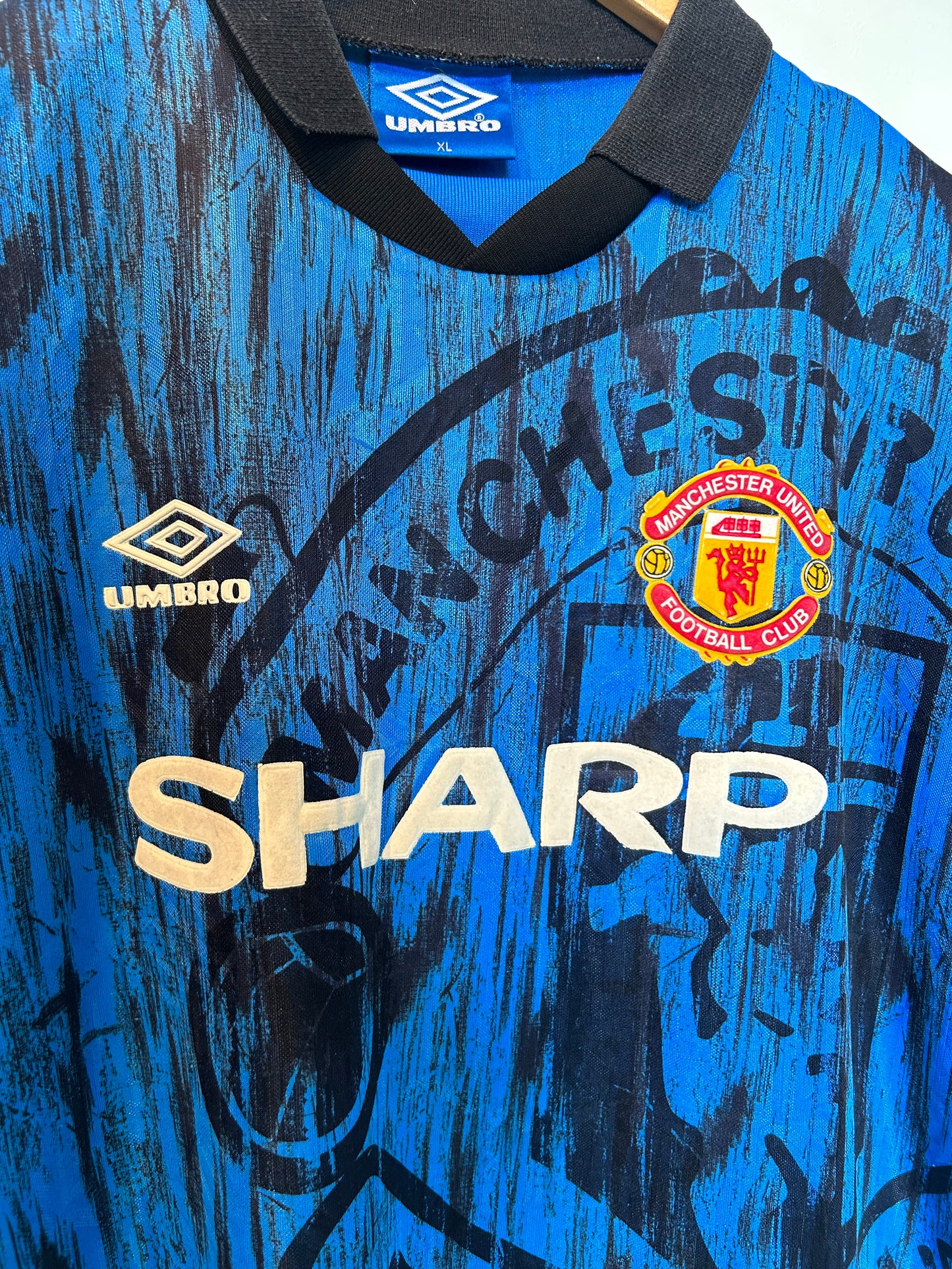 Manchester United 1992-93 Away Shirt - Cantona #7 - XL