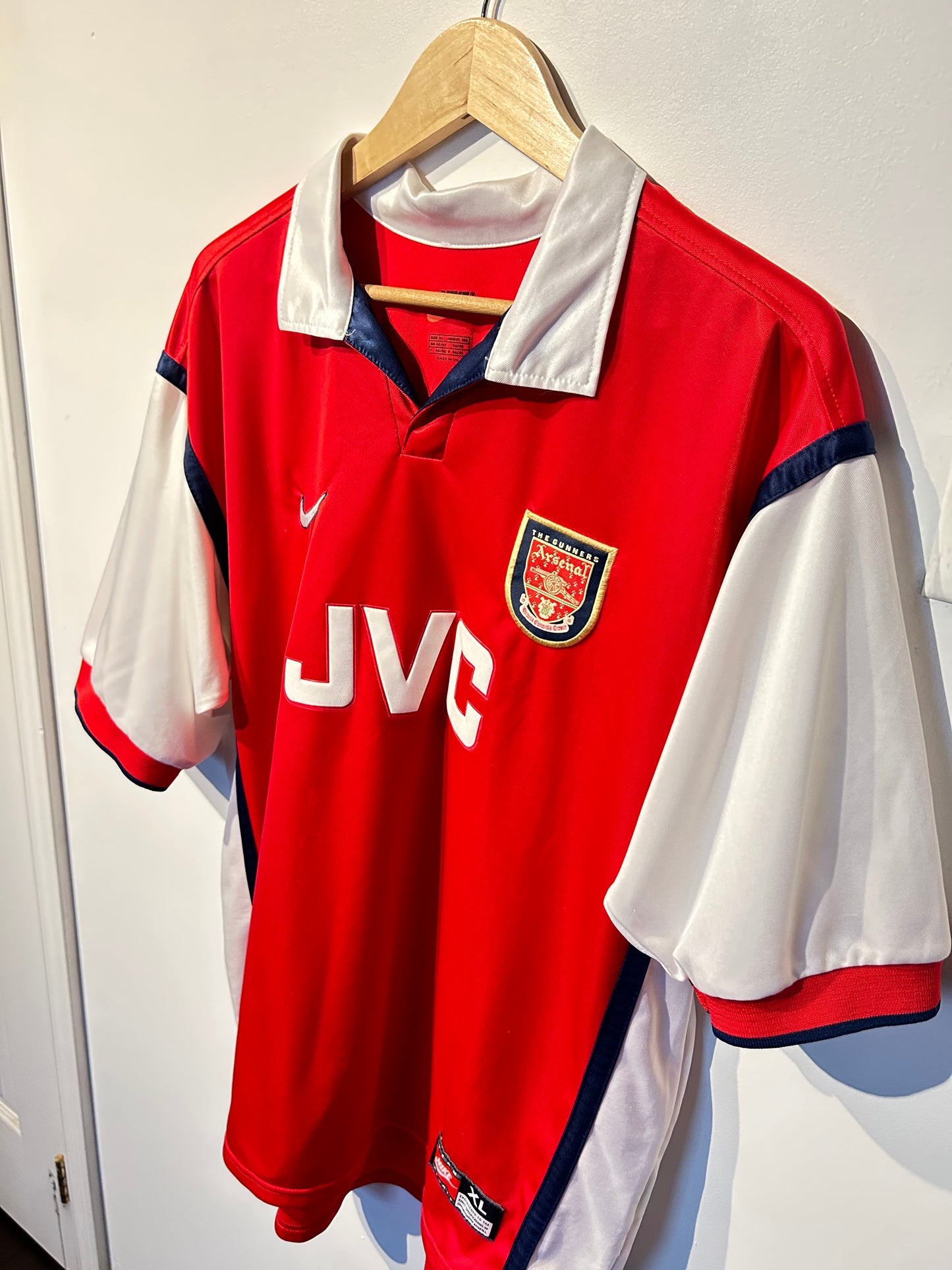 Arsenal 1998-99 Home Shirt - Bergkamp #10 - XL