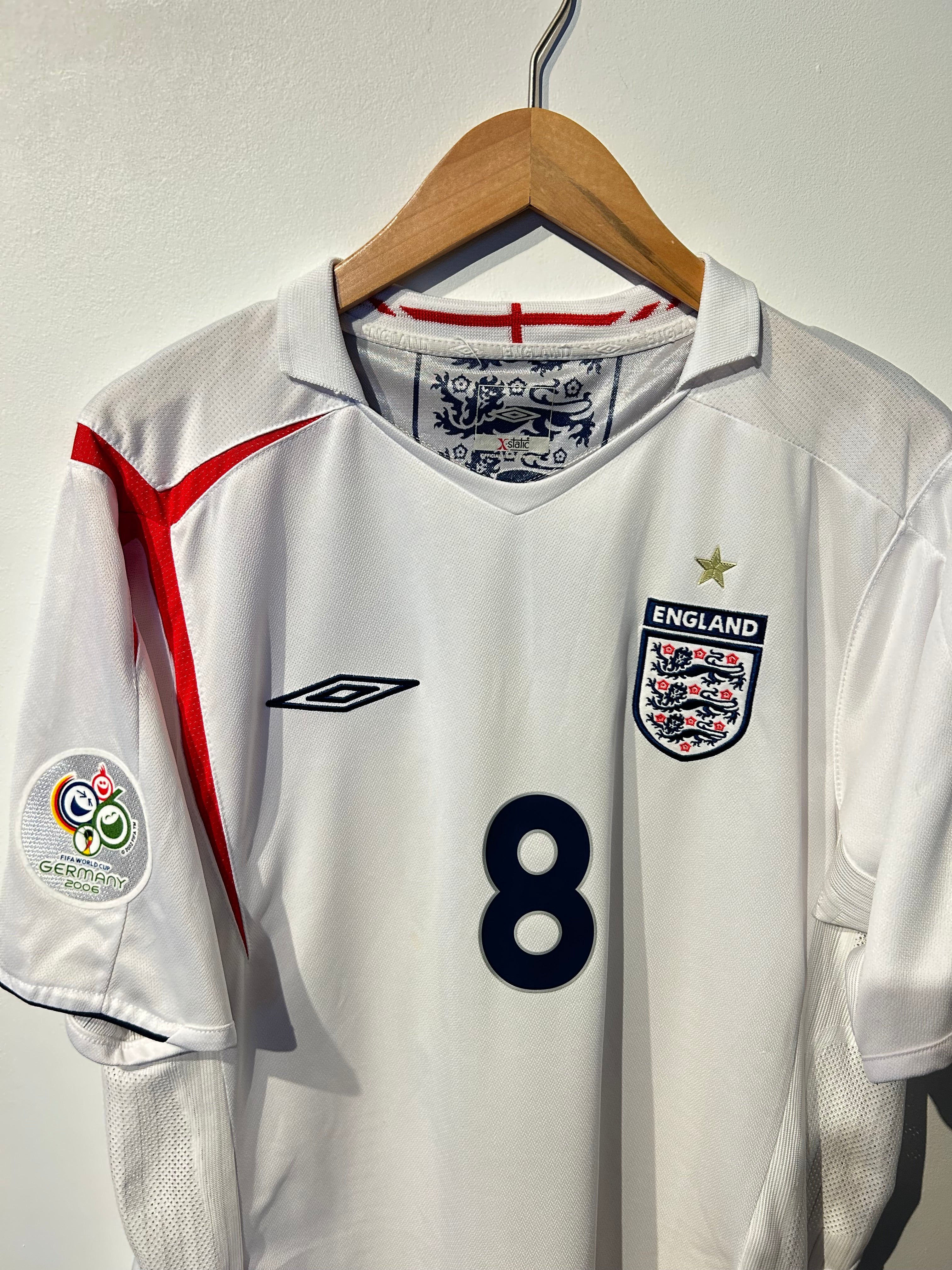 England 2005-07 Home Shirt - Lampard #8 - L – Football Heaven