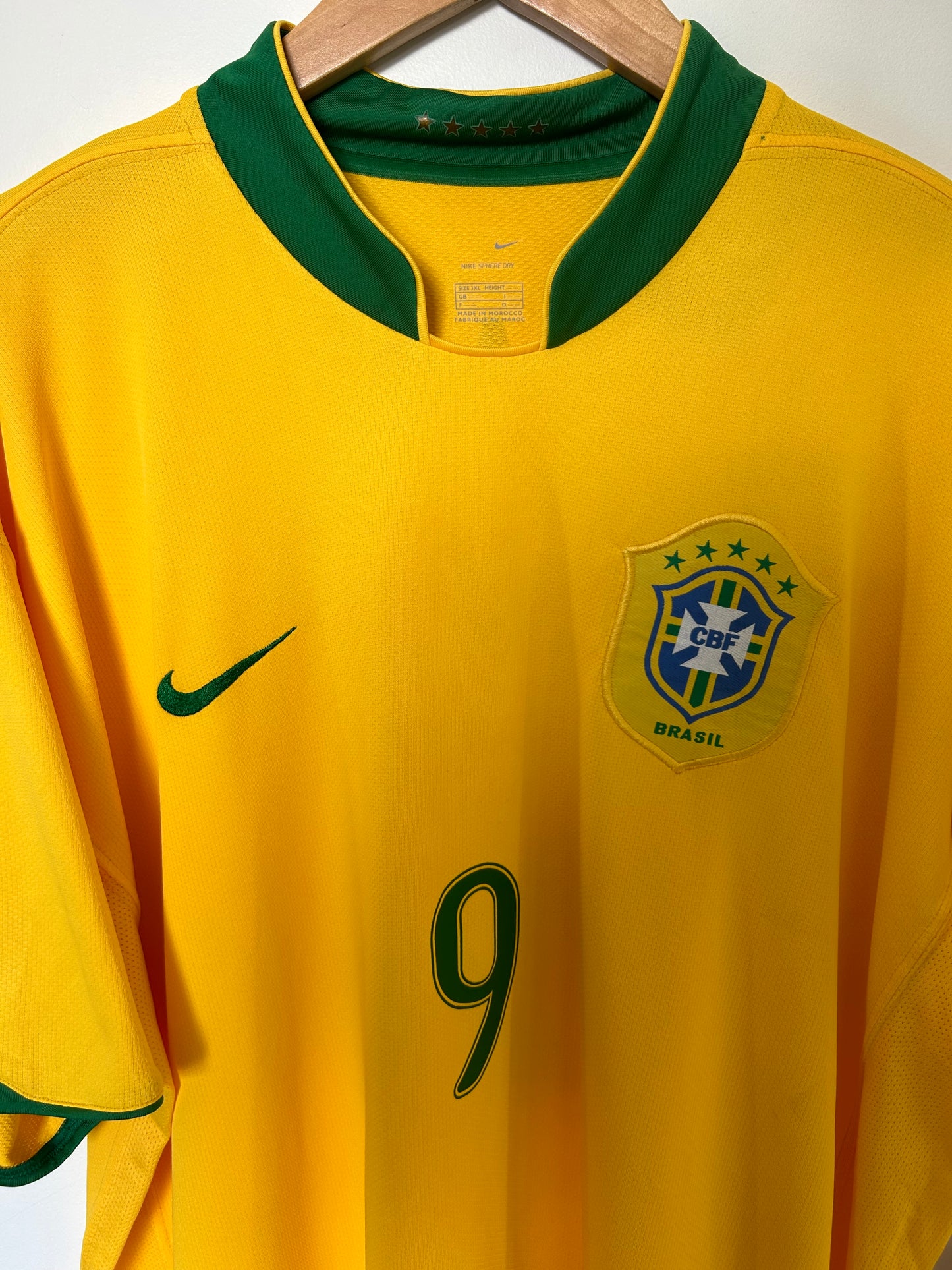 Brazil 2006 Home - Ronaldo #9 - 3XL