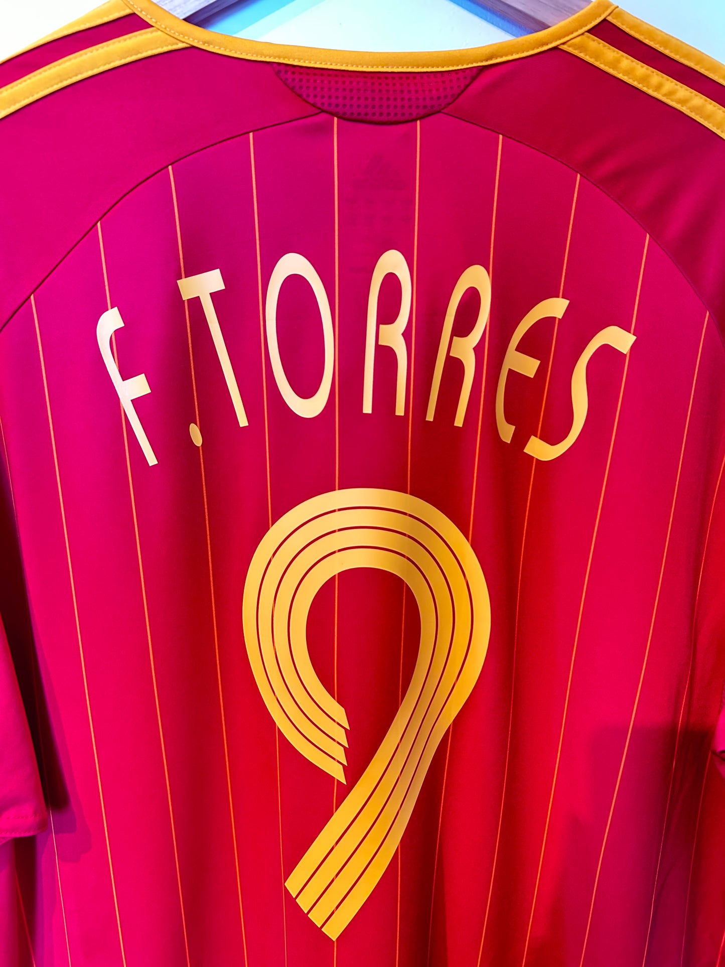 Spain 2006-08 Home Shirt - Torres #9 - XL