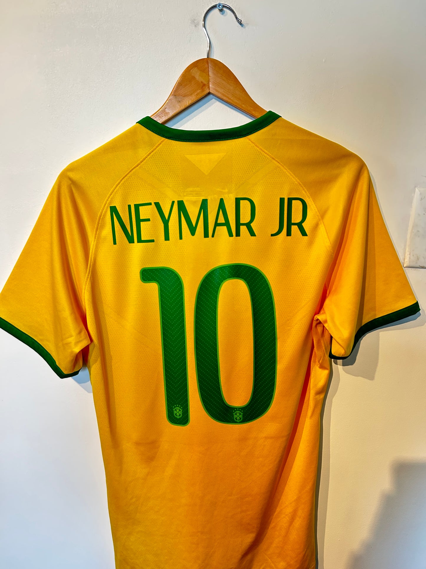 Brazil 2014-15 Home Shirt - Neymar JR. #10 - M