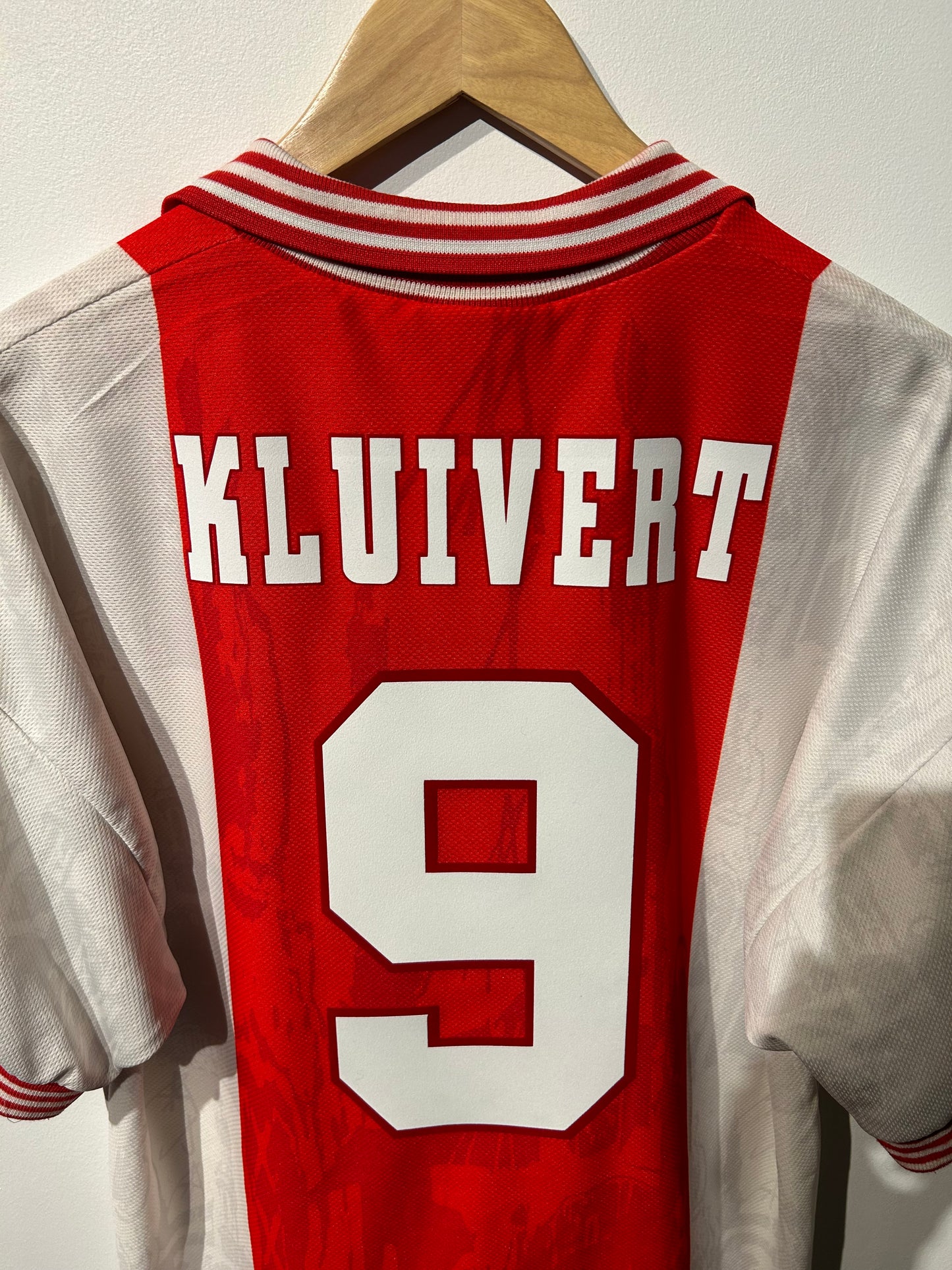 Ajax 1996-97 Home Shirt -  Kluivert #9 - L