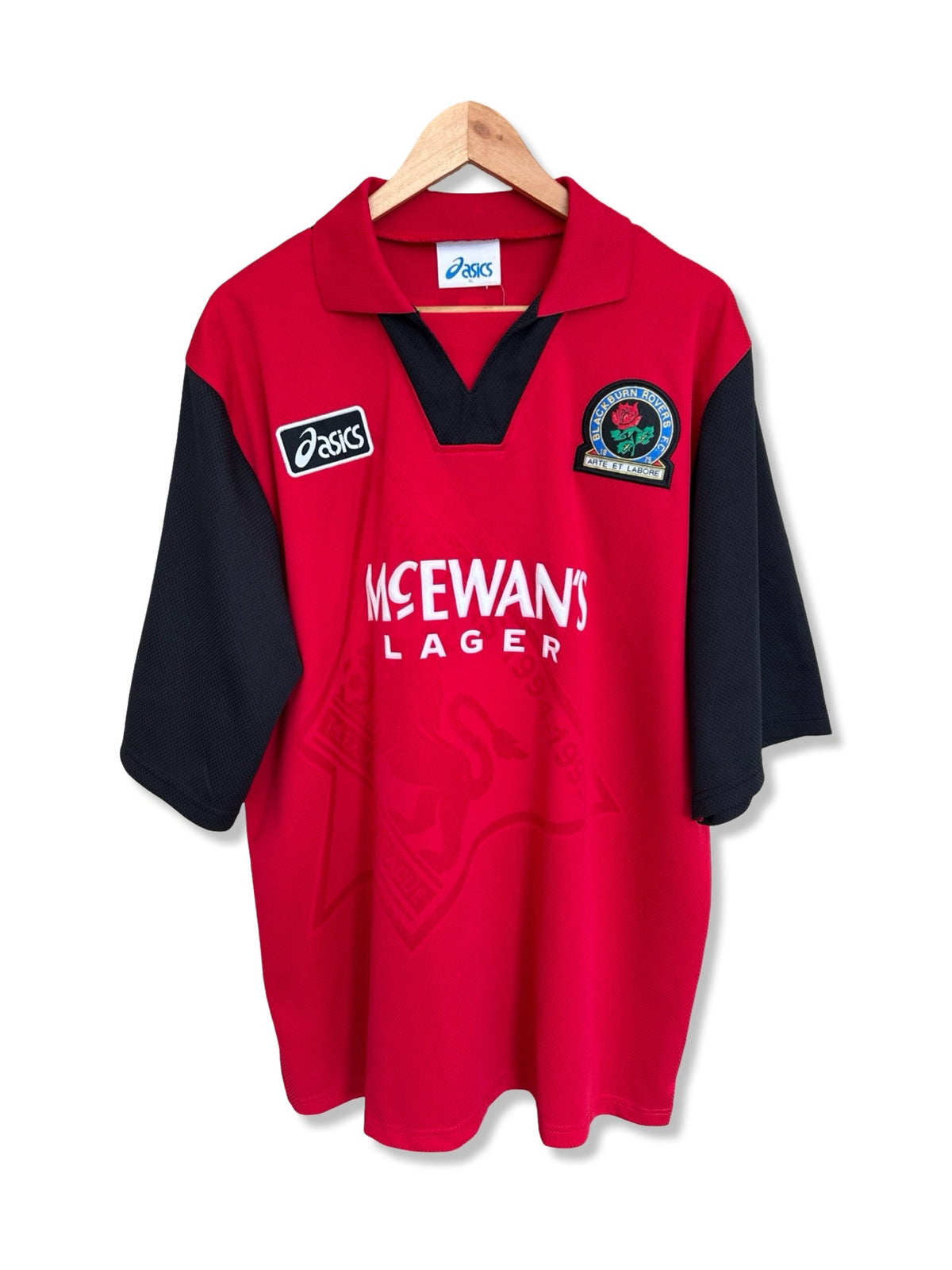 Blackburn Rovers 1995-96 Away Shirt - Shearer #9 - XL