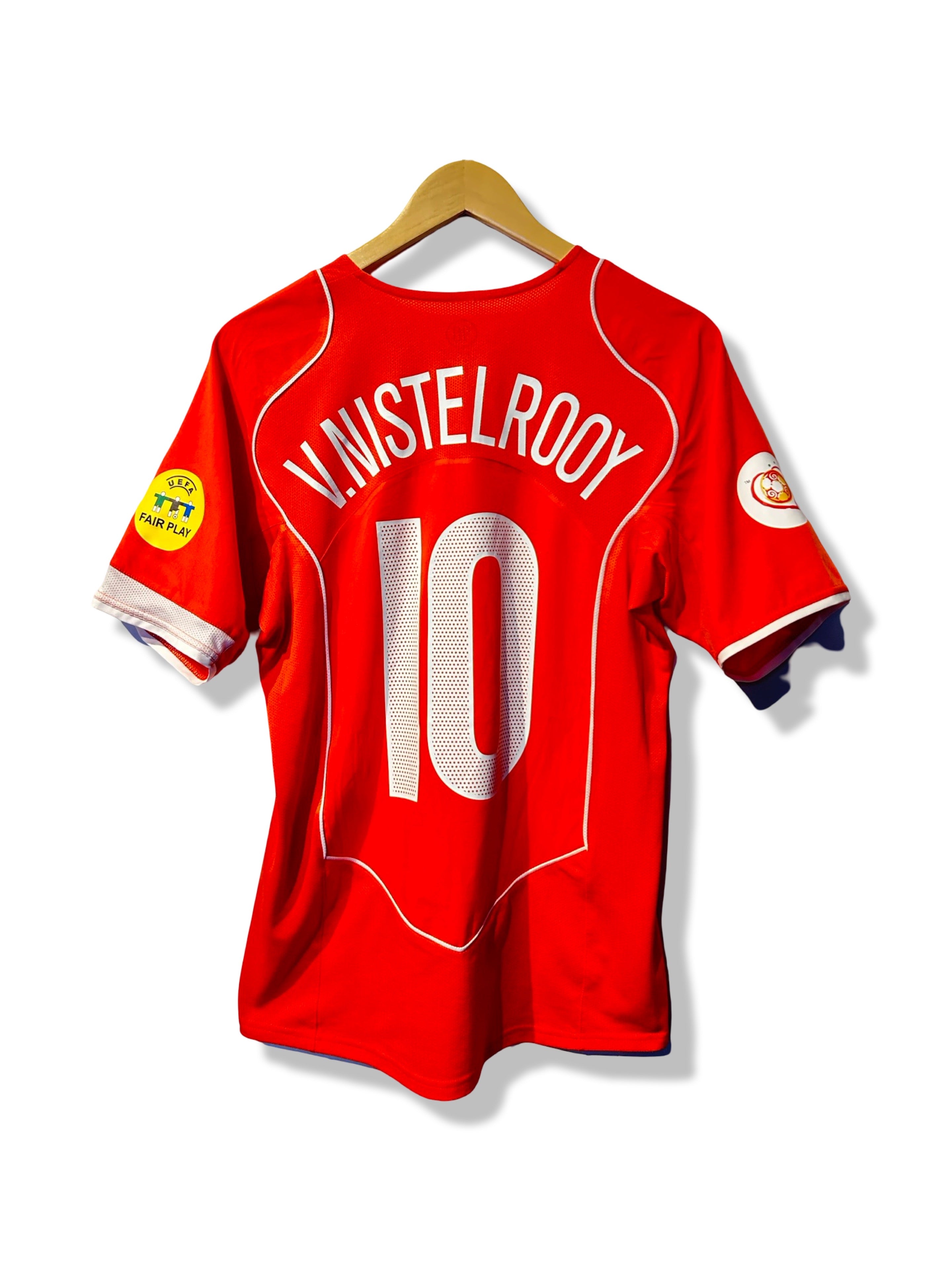 オランダ代表　V. Nistelrooy 10 Netherlands 2004-06 Home Shirt - V.Nistelrooy #10 - S – Football